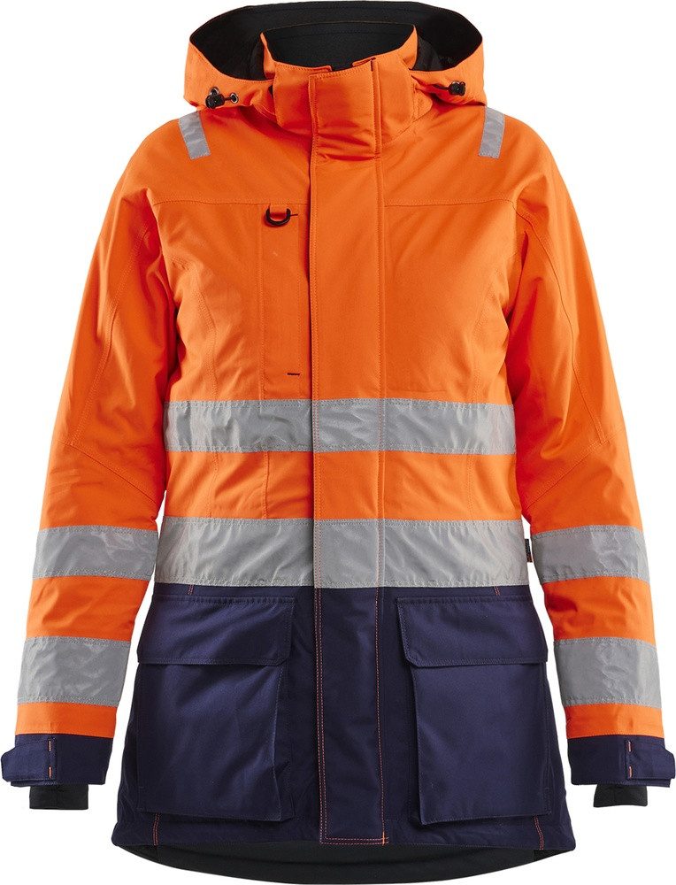 Blåkläder Warnschutz-Shirt Damen High Vis Winterparka