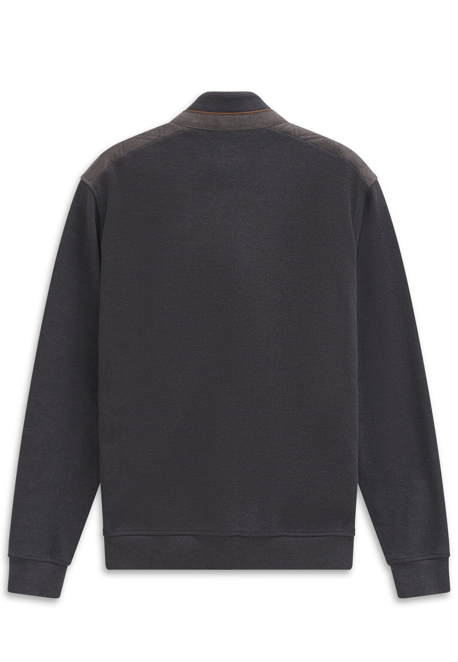 bugatti Sweatjacke Regular Fit mit Rautensteppung und Stehkragen