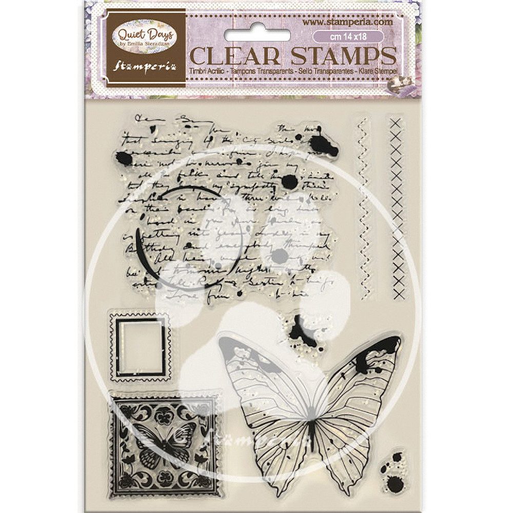 Stamperia Stempel Clear-Stamps Quiet Days, 8 Stück