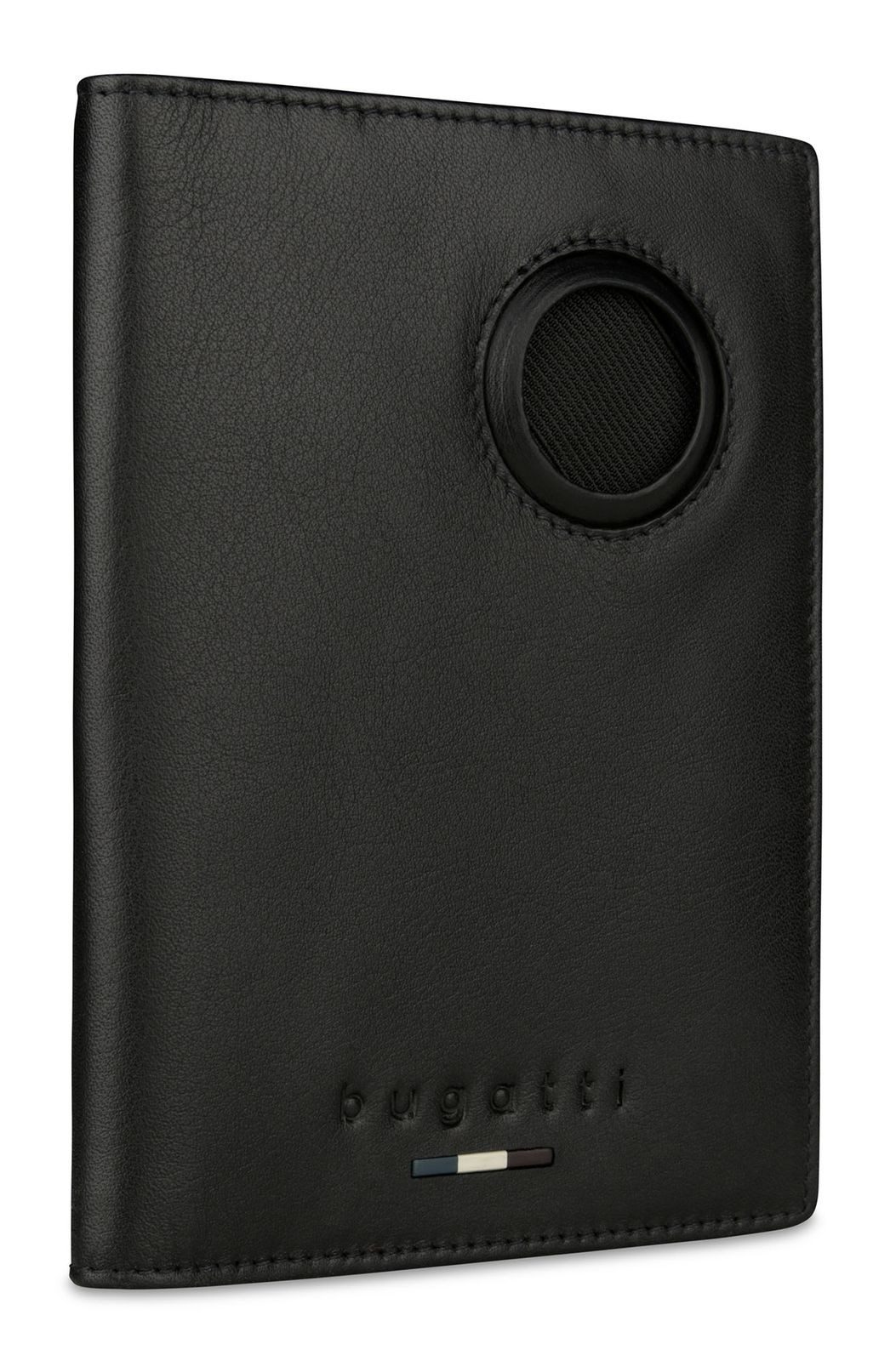 bugatti Etui Passport Case, aus echtem Rindsleder mit RFID-Blocker Schutz