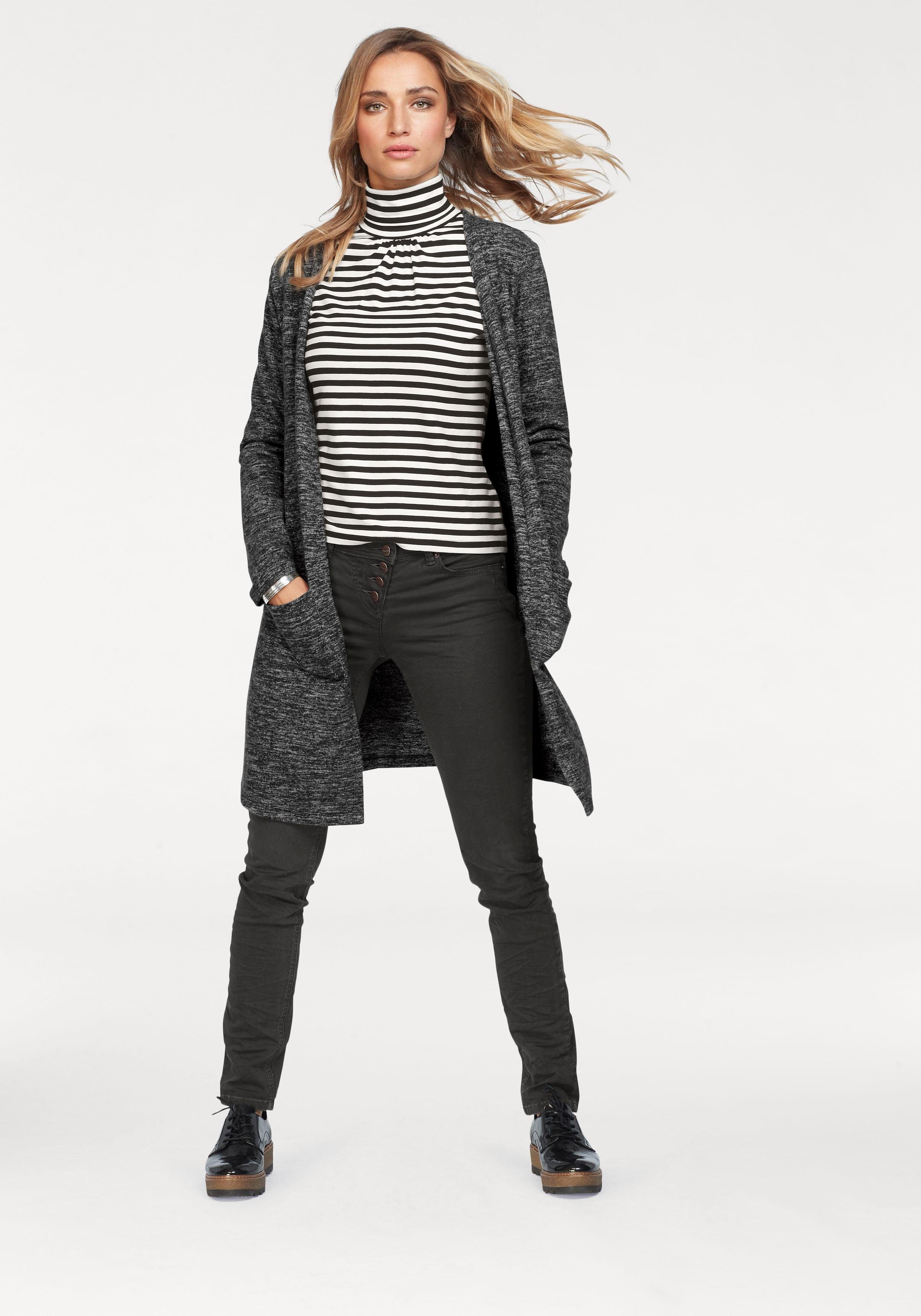 Damen Jacken Aniston CASUAL Strickjacke in Longform