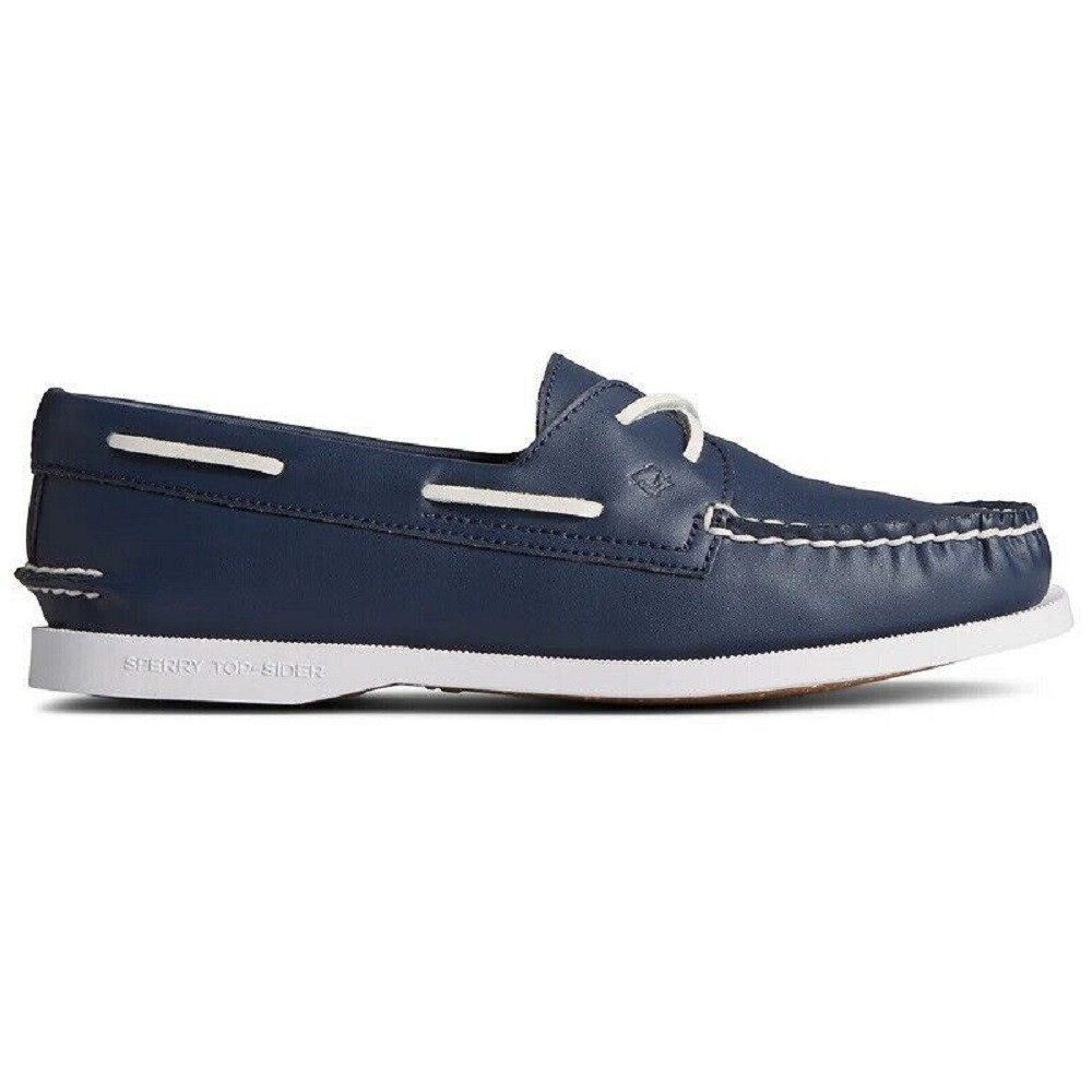 Authentic Original 2-Eye Damen Leder Halbschuhe Bootschuhe STS87541 Mokassin