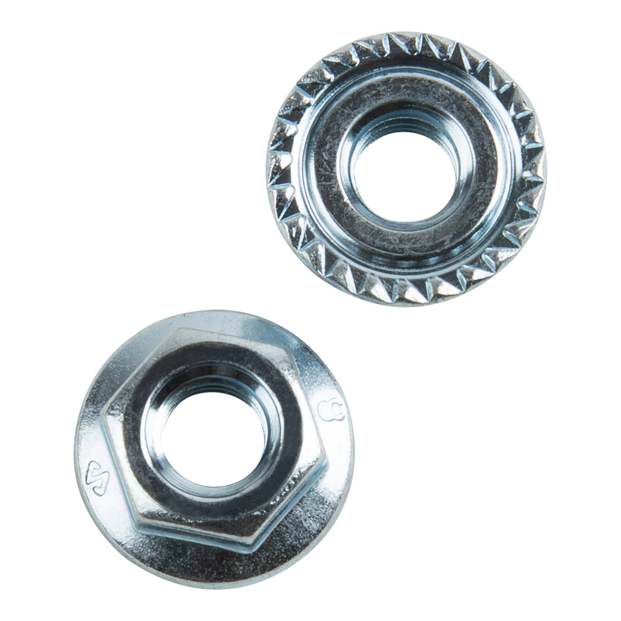 Contorion Muttern Sechskantmutter mit Flansch ART 88934 M 6 x 1 Stahl galvanisch verzink