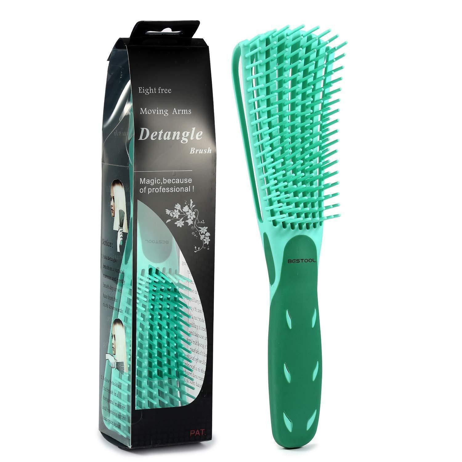 LuxusKollektion Haarentwirrbürste Haarbürste Lockenbürste Naturhaar Afro 3a bis 4c Entwirrbürste