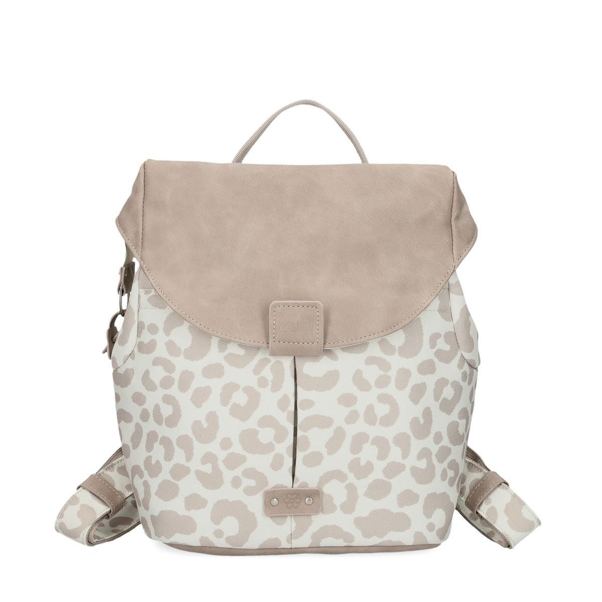 Zwei Freizeitrucksack ZWEI Damenrucksack OLLI Rucksack OR8 leo-cotton – Bild 4 von 5