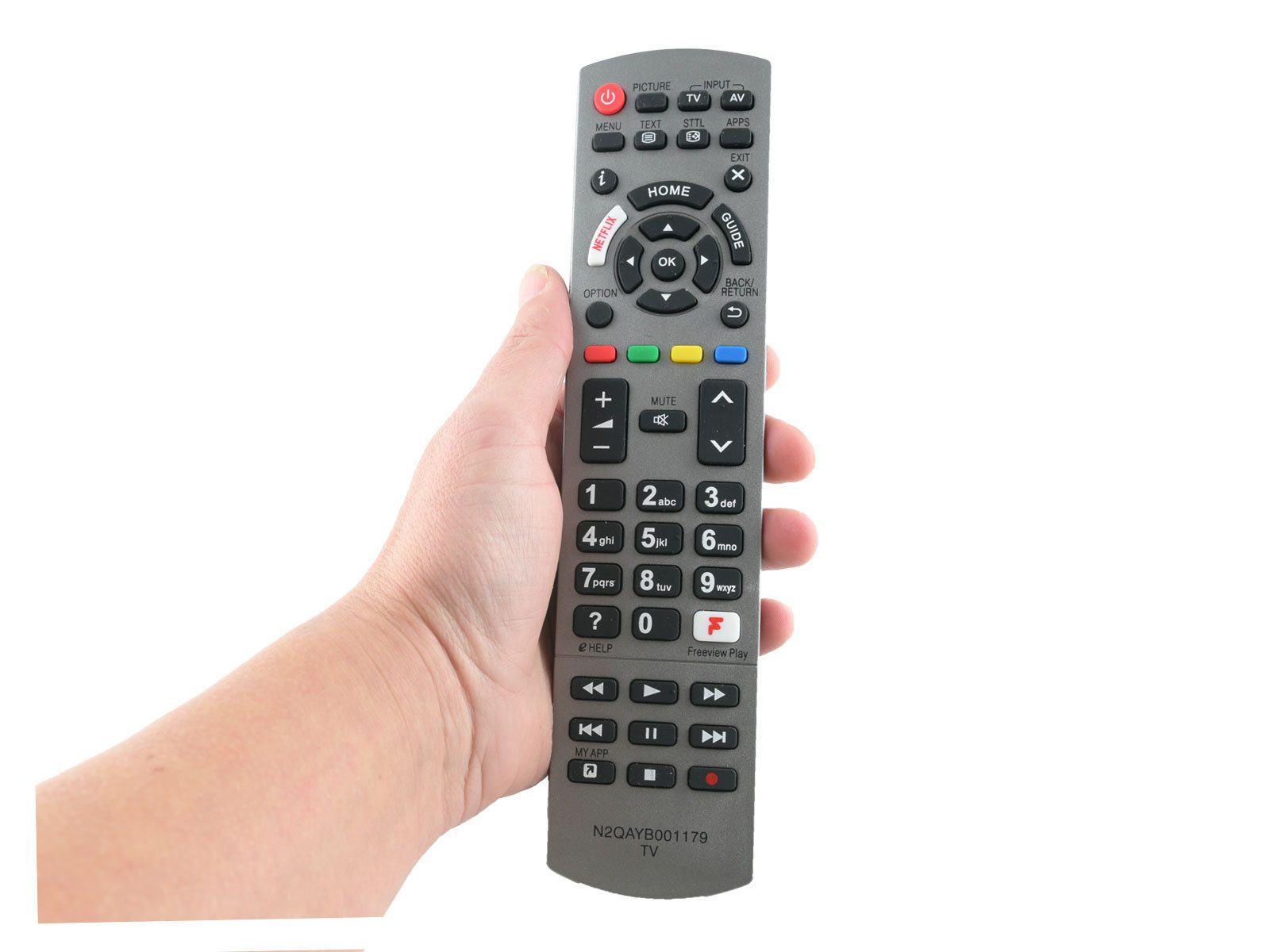 azurano Ersatz für PANASONIC N2QAYB001178, N2QAYB001179 Universal-Smart-TV-Fernbedienung (Streaming-Tasten)