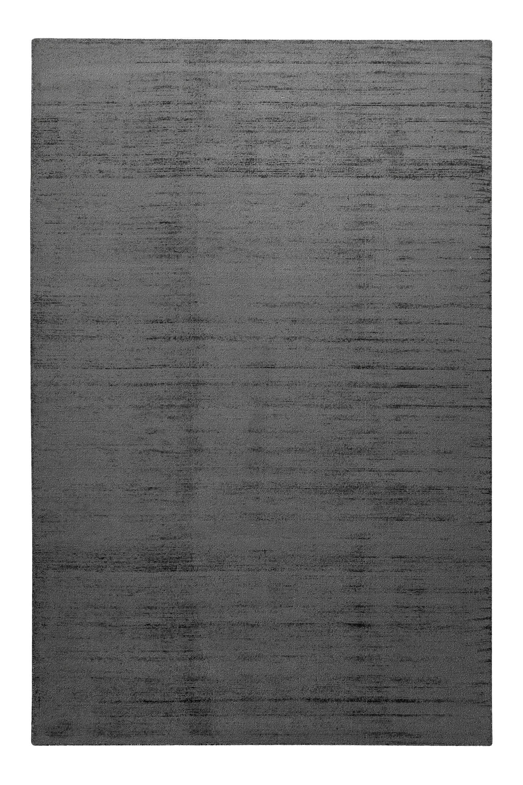 Teppich Miramonti, Homie Living, rechteckig, Höhe: 8 mm, seidig glänzend, einfarbig, modern, zeitlos, Wohn-Schlafzimmer, Flur grau