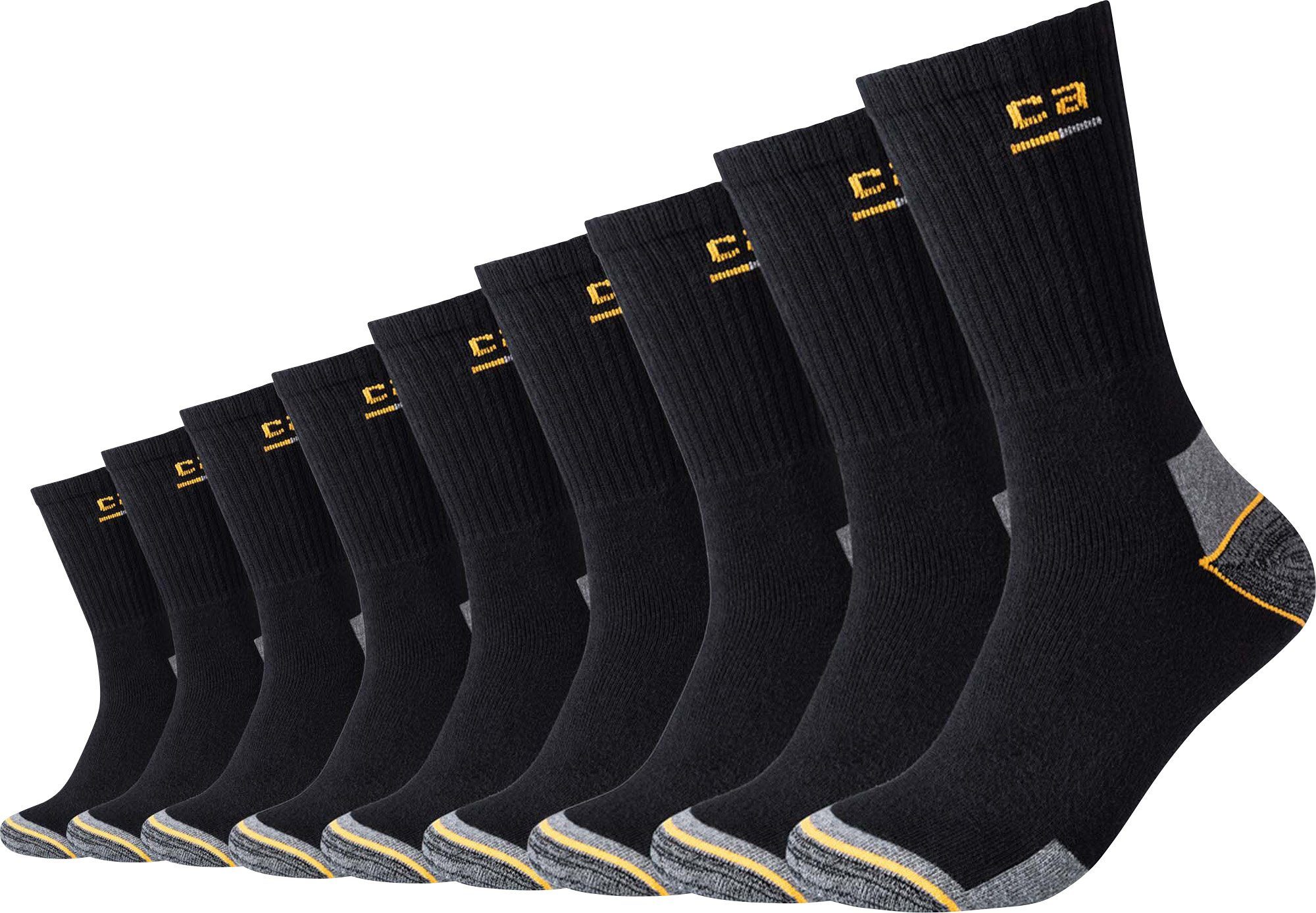 Camano Socken Unisex-Work-Socken 9 Paar Uni günstig online kaufen