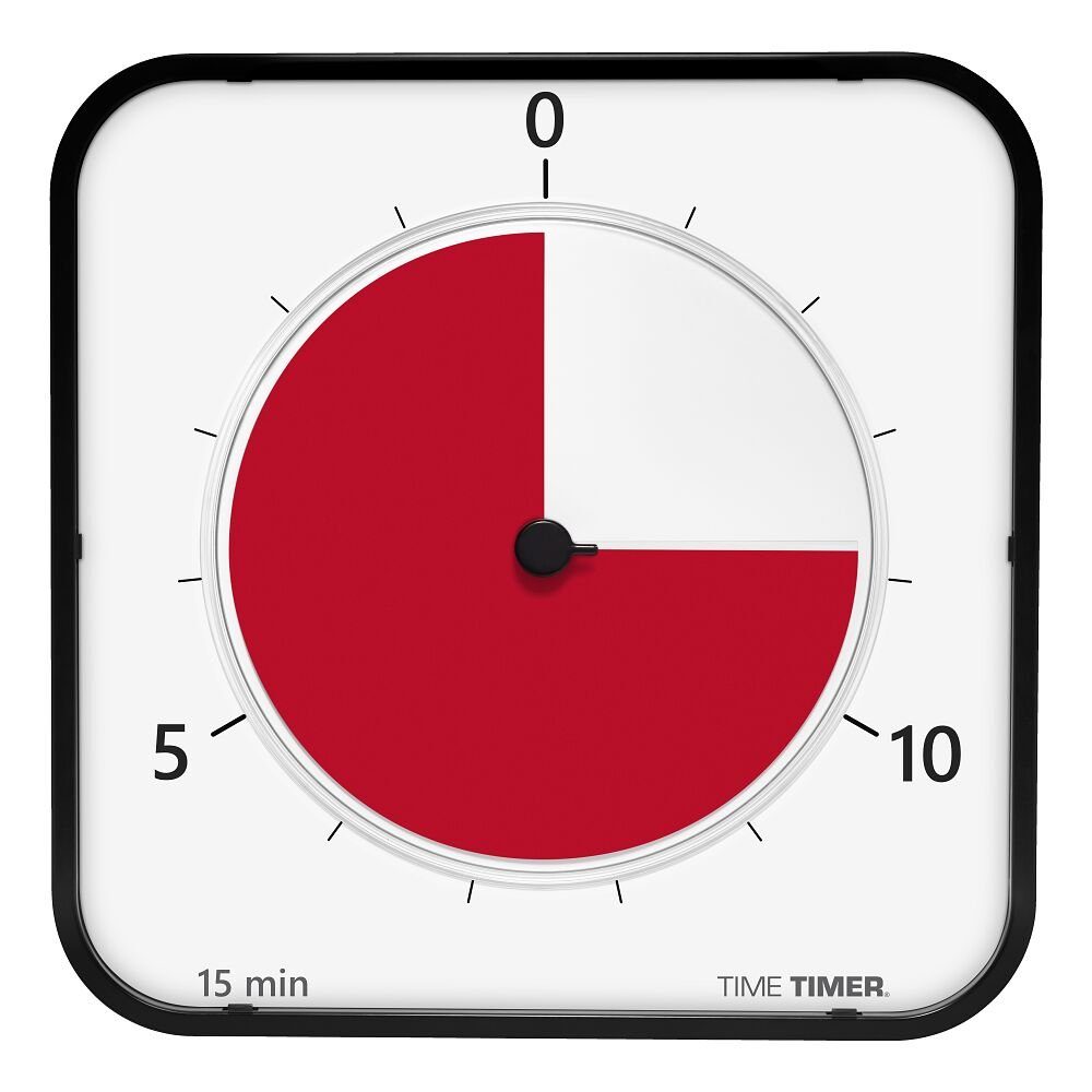 Time Timer Kurzzeitmesser Zeitdauer-Uhr Max für Zeitdisplays Große optimale Ablesbarkeit