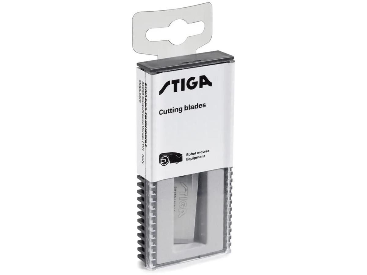 STIGA GARDEN Mährobotermesser 1127-0009-01 (Set, 12 Ersatzklingen), Ersatz-Messerklingen-Kit für STIGA G und A Mähroboter