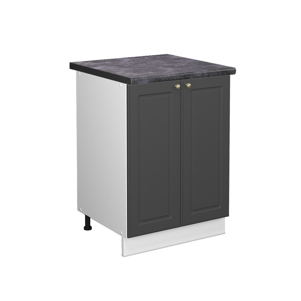 Vicco Unterschrank Fame-Line, Anthrazit-Gold/Weiß, 60 cm, günstig online kaufen