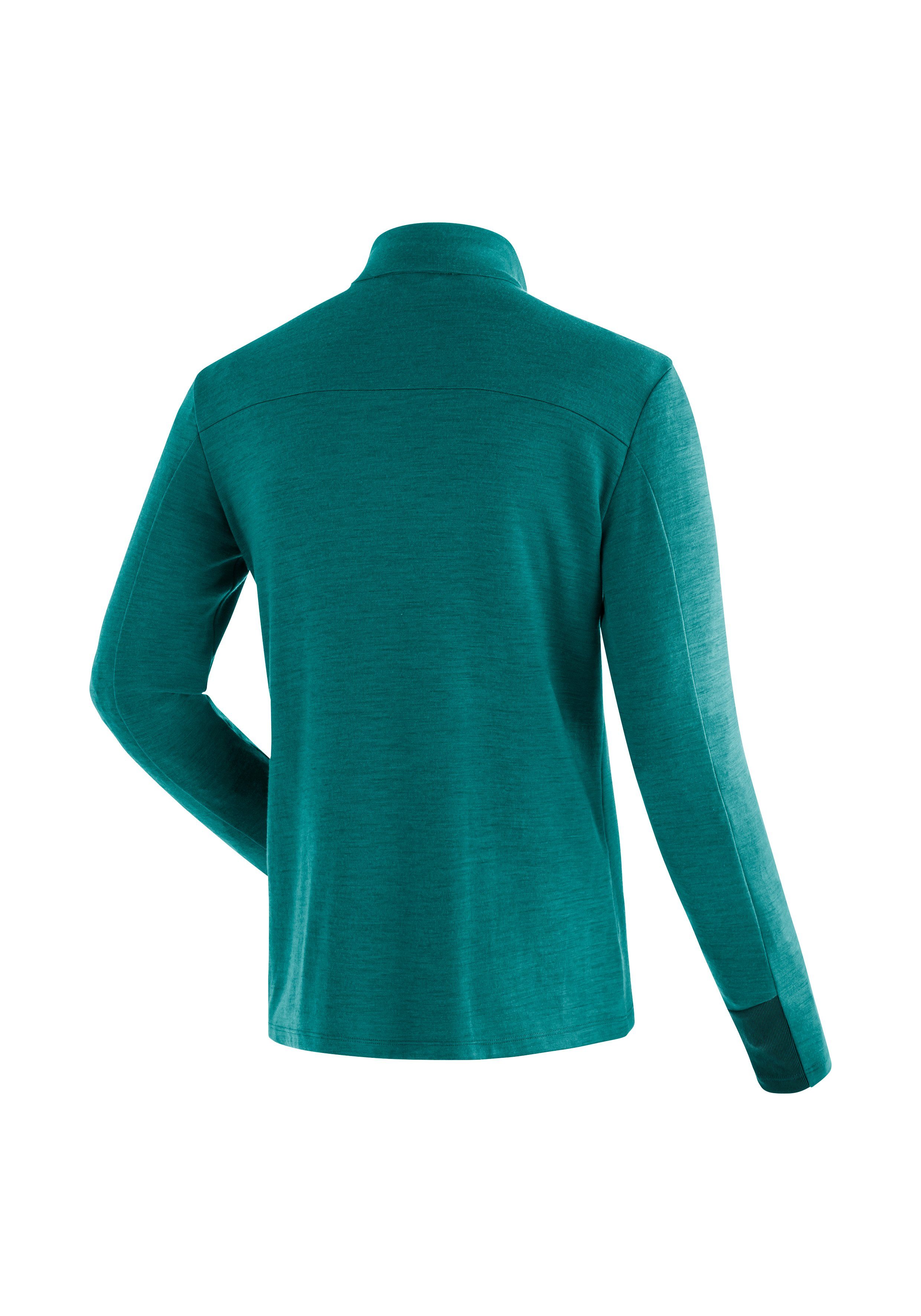 Maier Sports Funktionsshirt Skutvik M Midlayer-Jacke für Herren, ideal für Ski-Touren