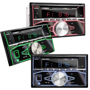 XOMAX Autoradio mit CD Player, Bluetooth Freisprecheinrichtung 2 DIN Autoradio