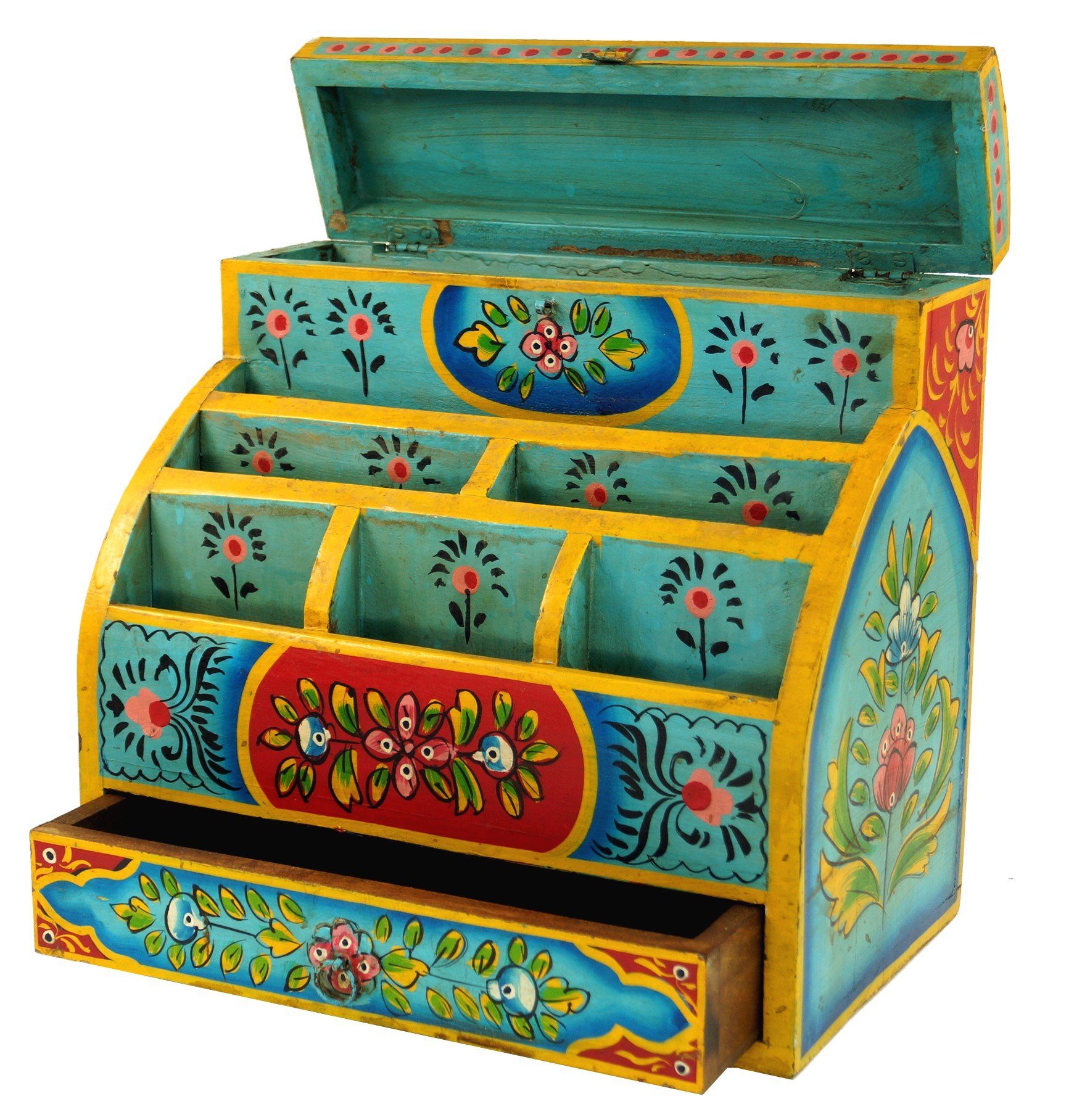 Guru-Shop Aufbewahrungsdose Vintage Schreibtisch Ordner, Schreibtisch.. günstig online kaufen