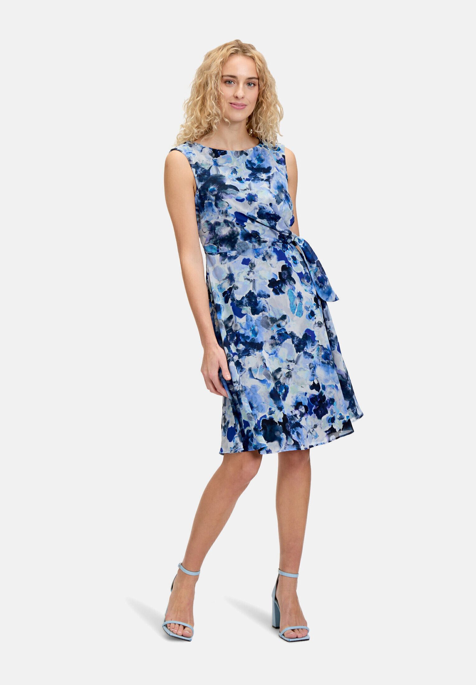Cocktailkleid Damen mit Bindegürtel