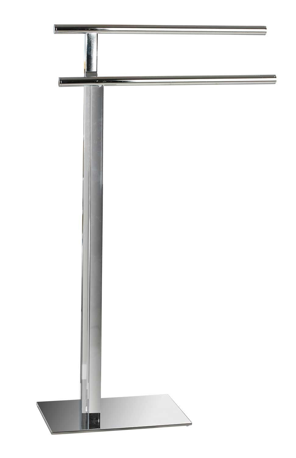Handtuchhalter PRIAMO, Chromfarben, Metall, H 82 cm