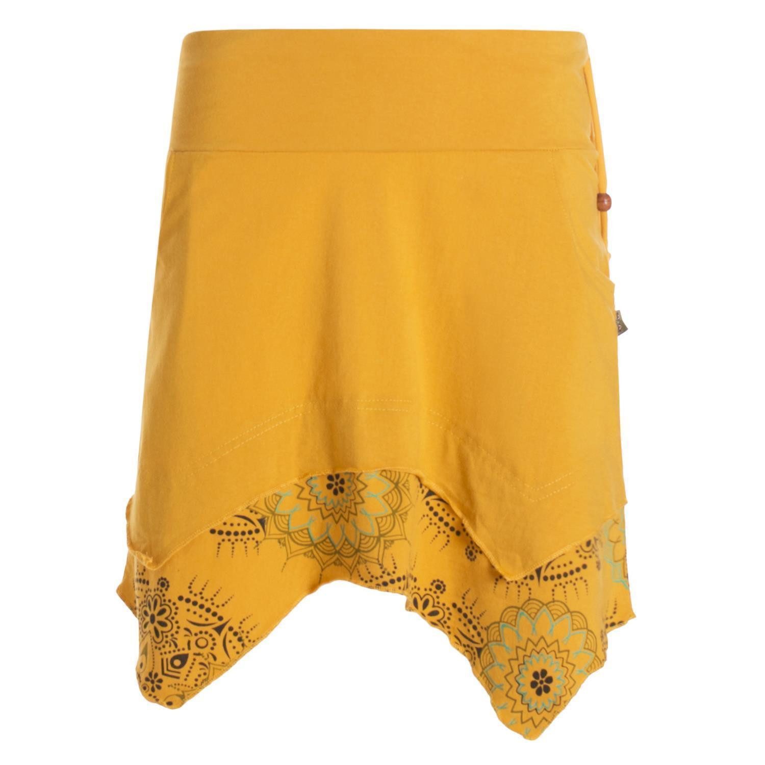 Vishes Minirock Asymmetrisch Rock Mandala und günstig online kaufen