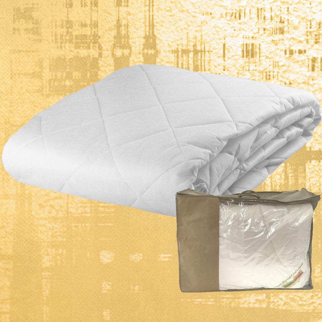 HUVOTEX Naturfaserbettdecke TENCEL™ Lyocell Ganzjahres Bettdecke Übergangsdecke, Füllung: 100% TENCEL™ Lyocell, Ganzjahres Bettdecke 100% TENCEL™ Lyocell