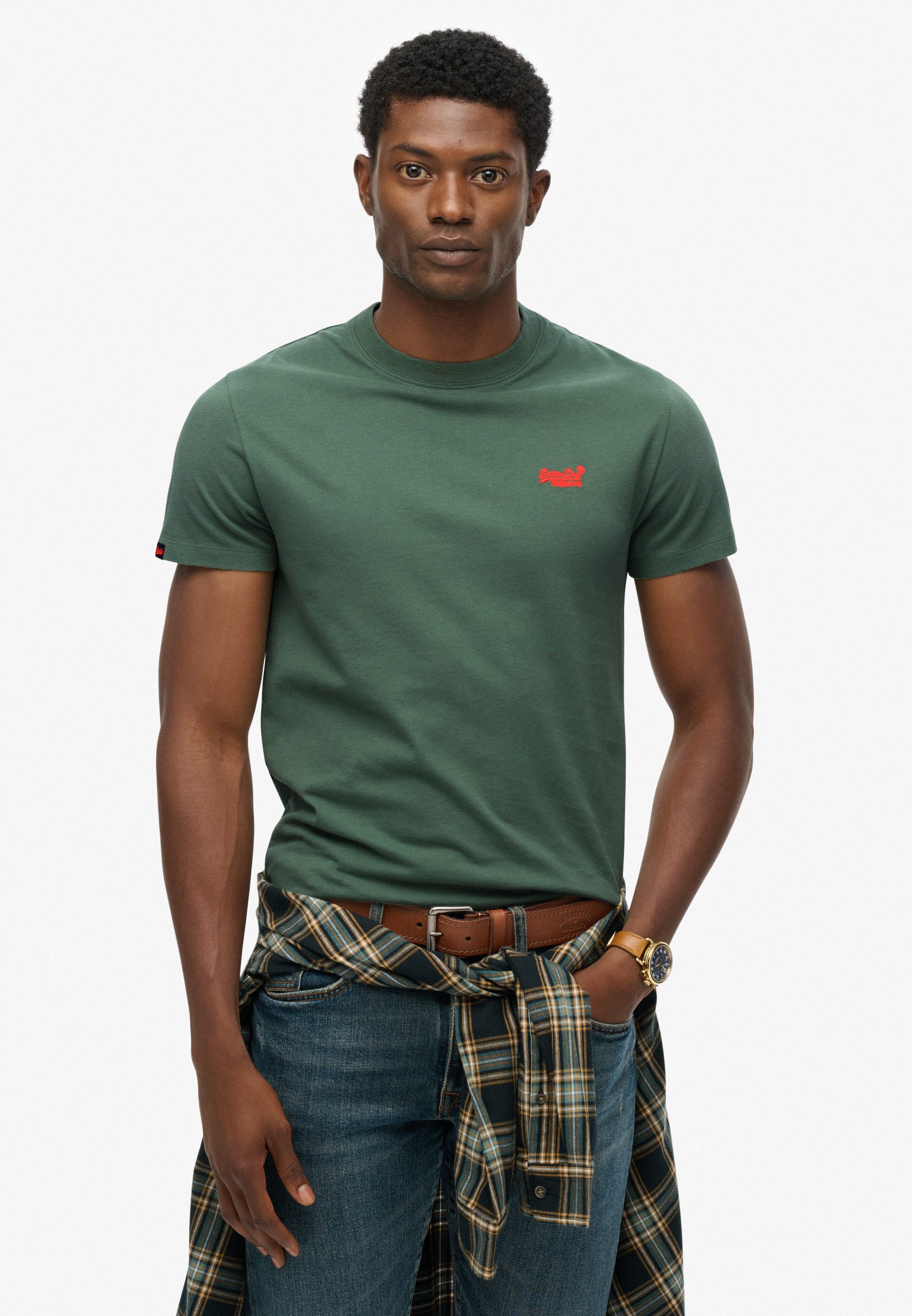 Superdry Rundhalsshirt ESSENTIAL LOGO EMB TEE günstig online kaufen