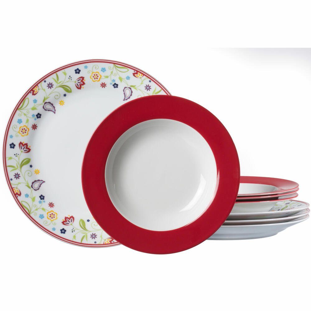 Ritzenhoff & Breker Tafelservice SHANTI DOPPIO (8-tlg), Porzellan