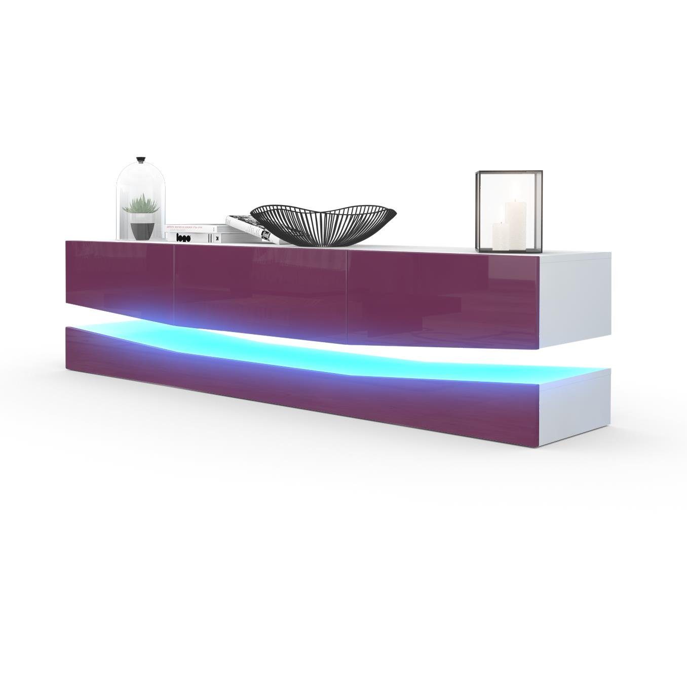 Vladon Lowboard City (TV-Kommode mit Sockelelement, günstig online kaufen