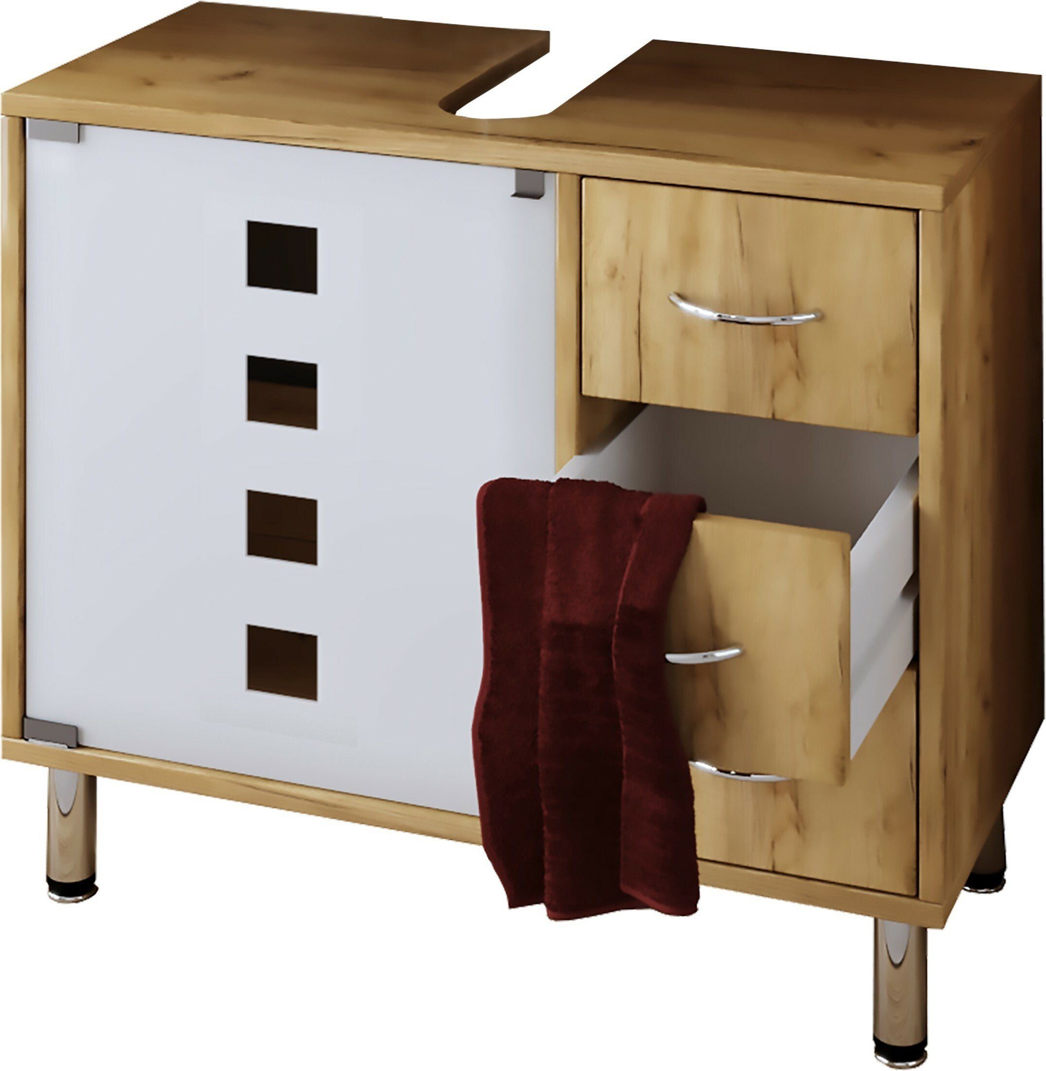 VCM Waschbeckenunterschrank Holz Badmöbel Badunterschrank Darola günstig online kaufen