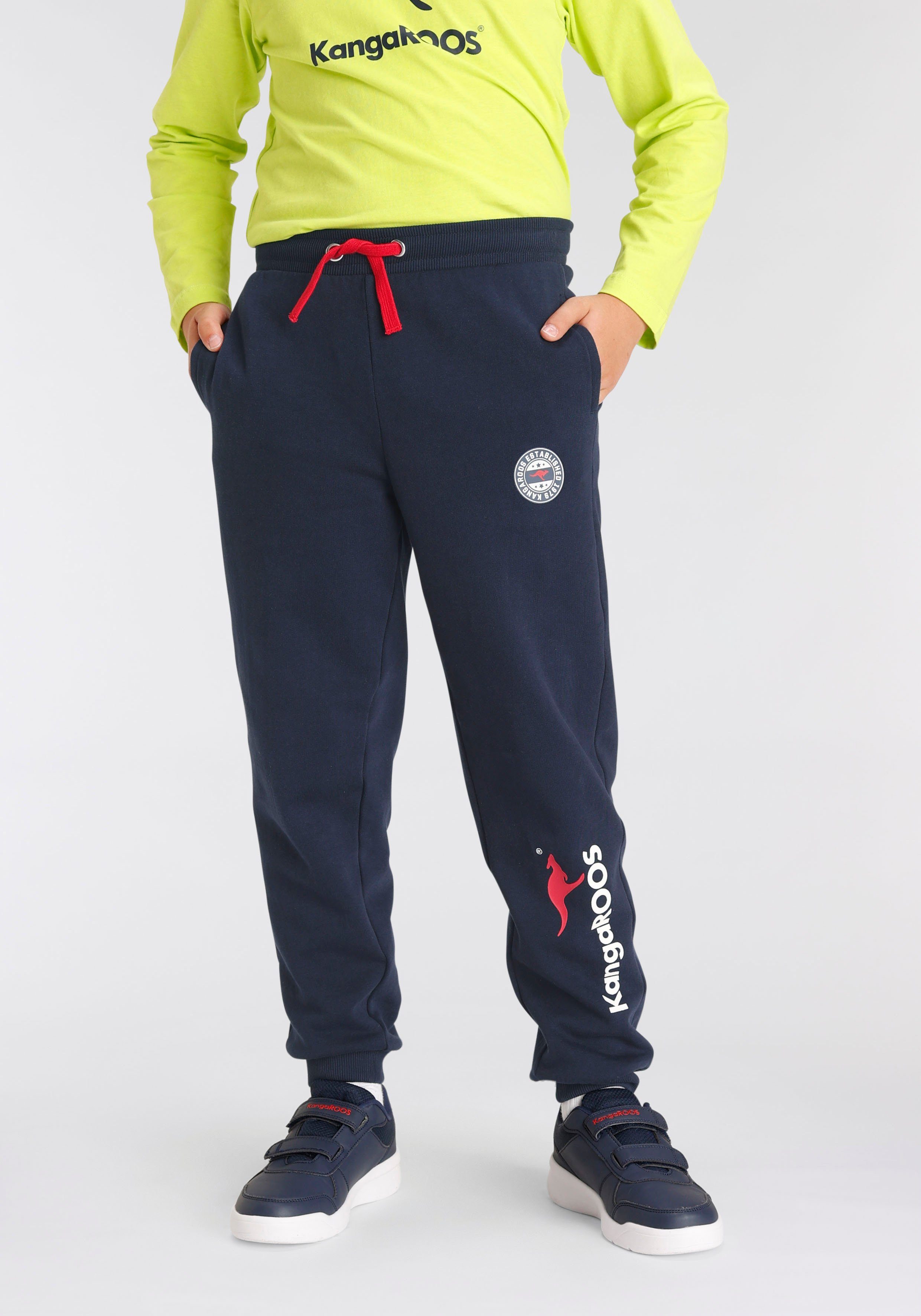 KangaROOS Sweathose Jogginghose für Jungen Logo-Drucken