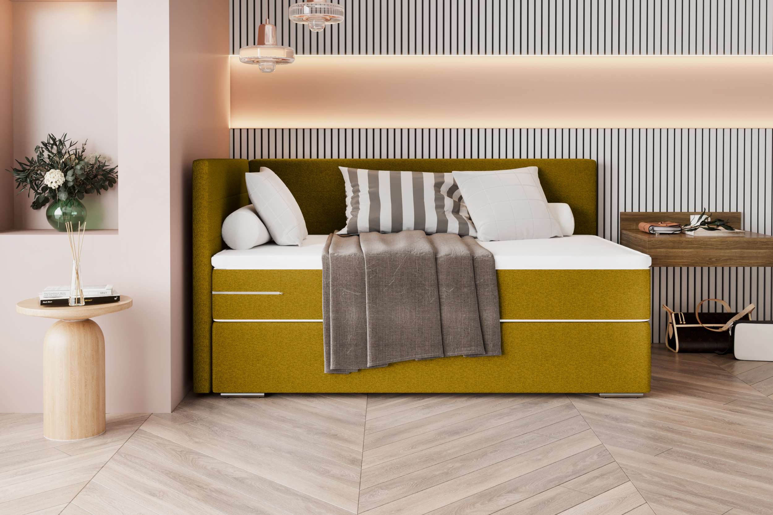 99rooms Boxspringbett Phönix Mini Plus (Schlafzimmerbett, günstig online kaufen
