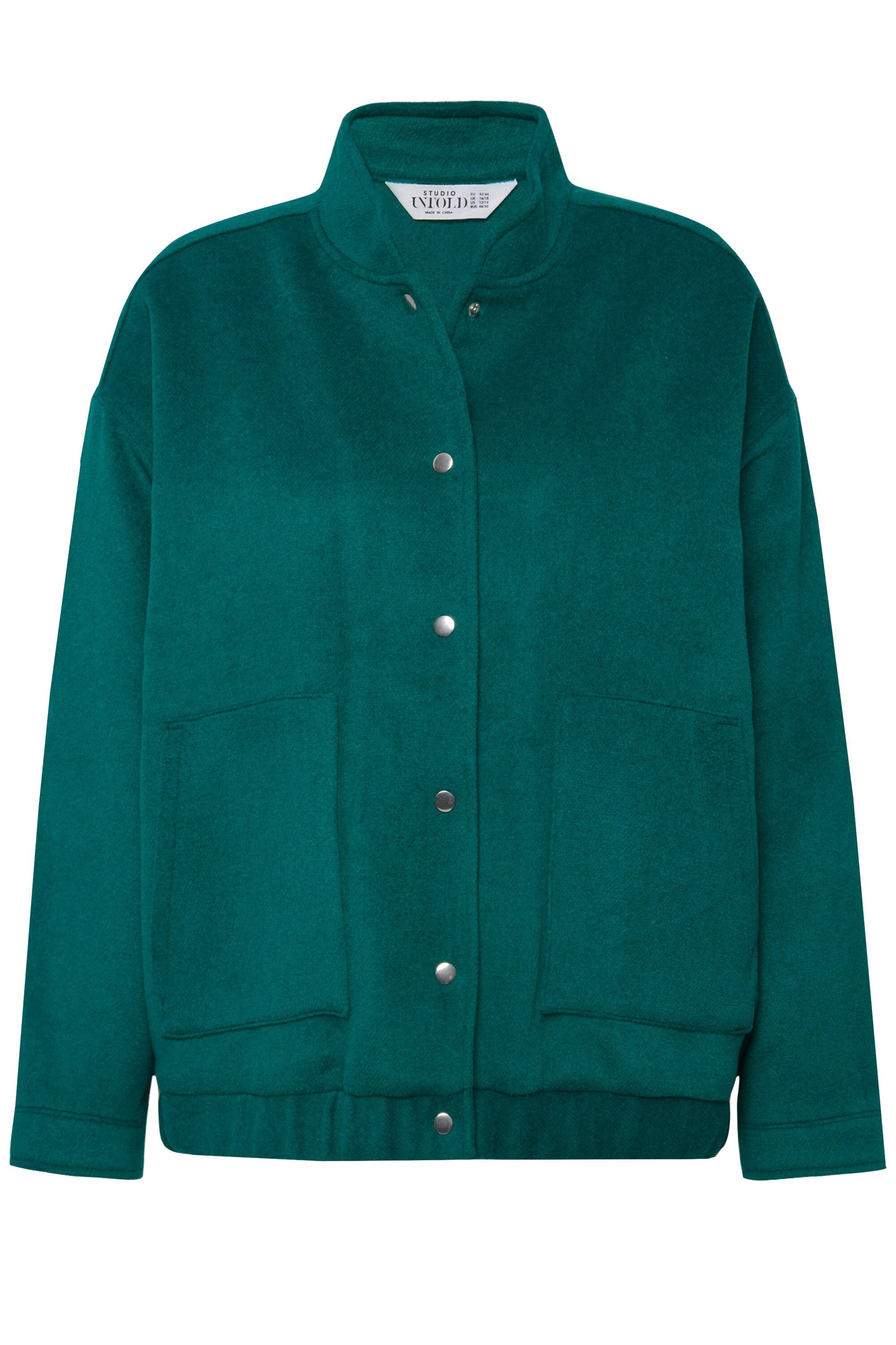 Studio Untold Kurzjacke Blouson oversized Wolloptik günstig online kaufen