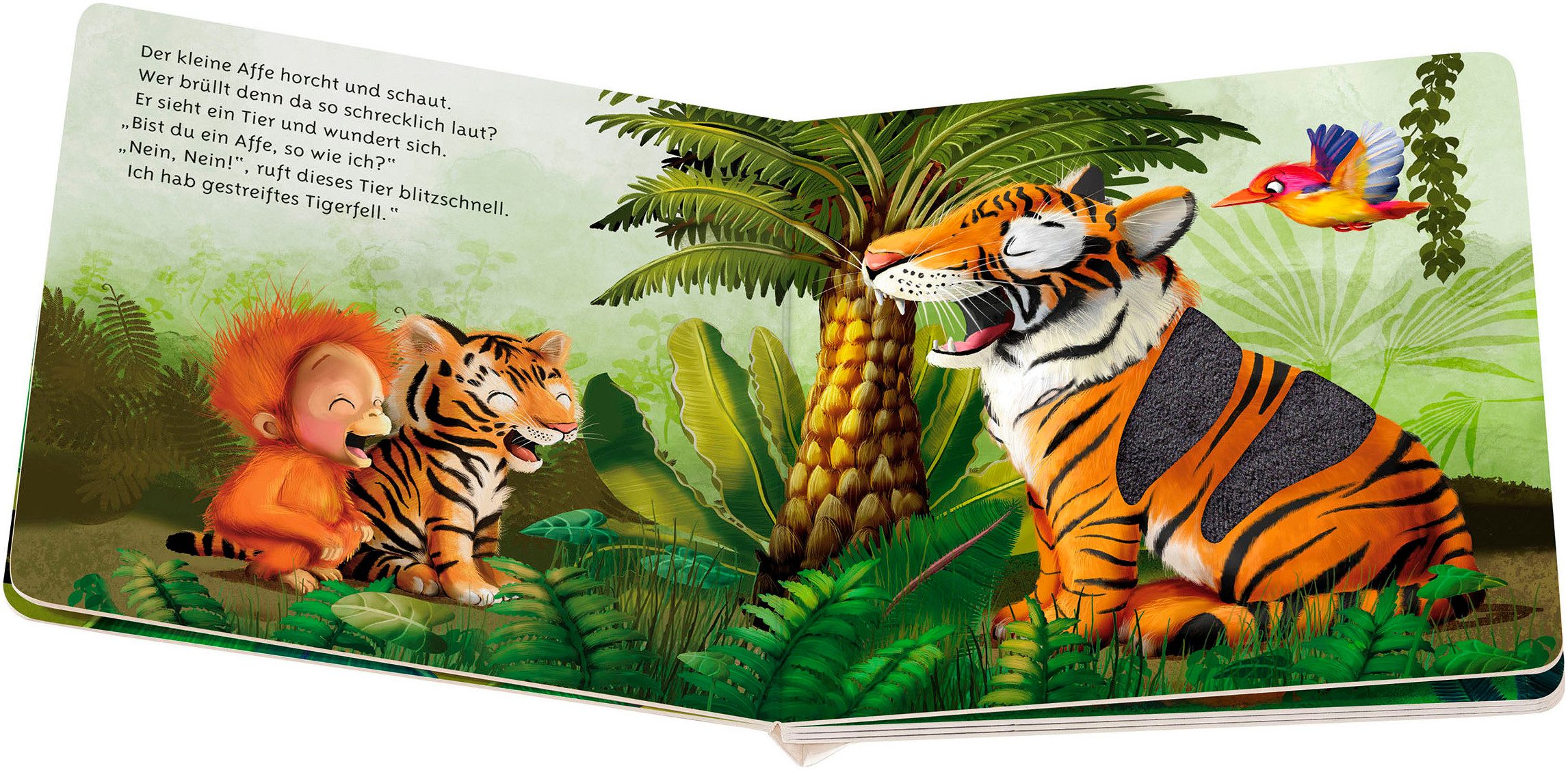 Ravensburger Kinderbuch Pappbilderbuch, Mein erstes Vorlese-Fühlbuch Bist du ein Affe?