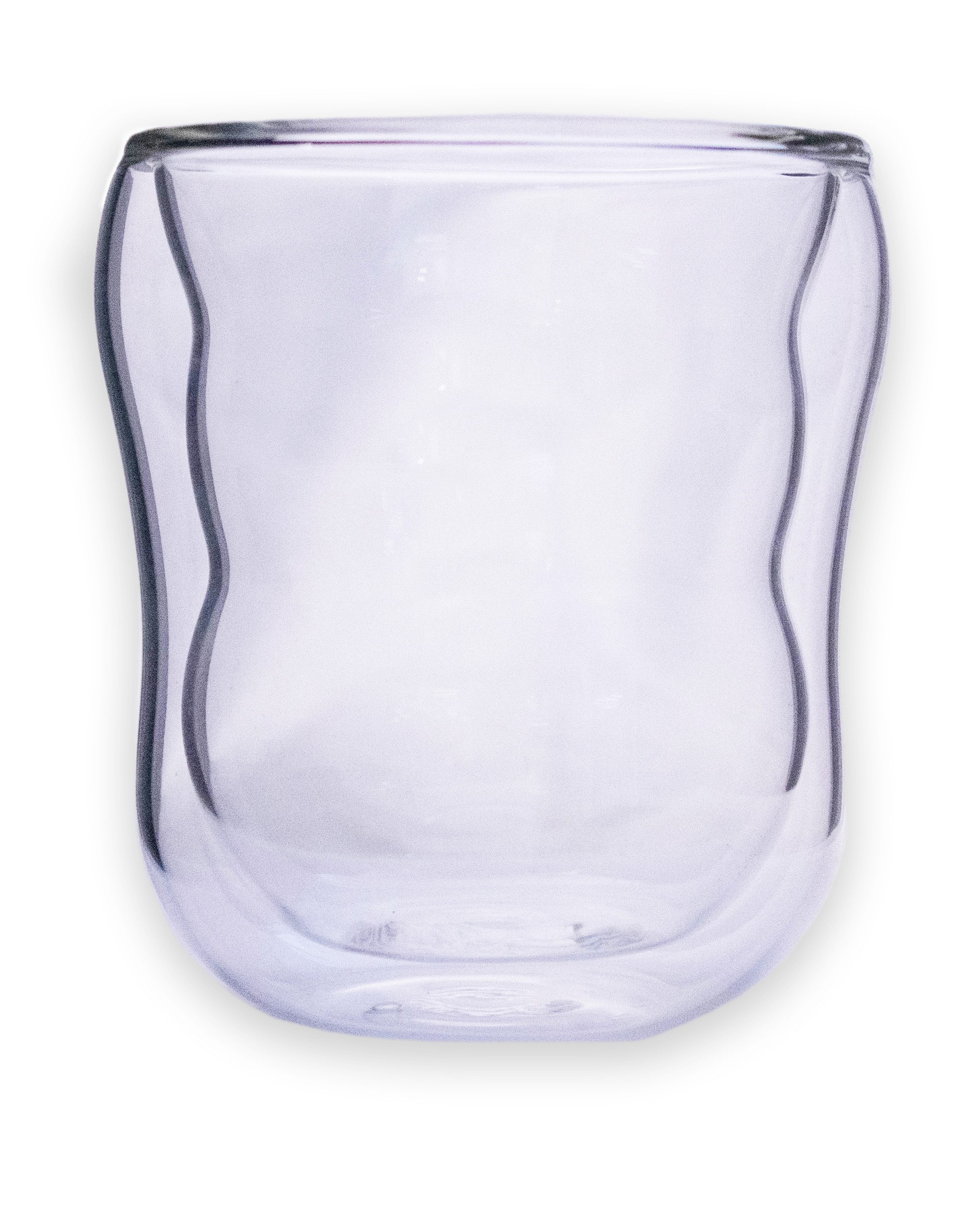 LivingDesigns Glas doppelwandig Basic 0,2l, Borosilikatglas