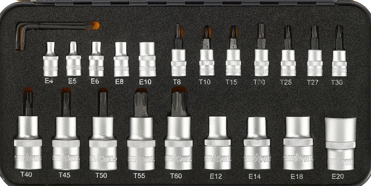 Thumbnail - Primaster Steckschlüssel Primaster-Mechaniker-Bit-Steckschlüssel-Set STB24