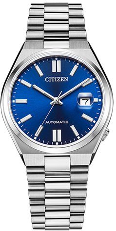Citizen Automatikuhr TSUYOSA 60 H NJ0150-81L, Armbanduhr, Damenuhr, Herrenuhr, Edelstahlarmband, Saphirglas, Datum