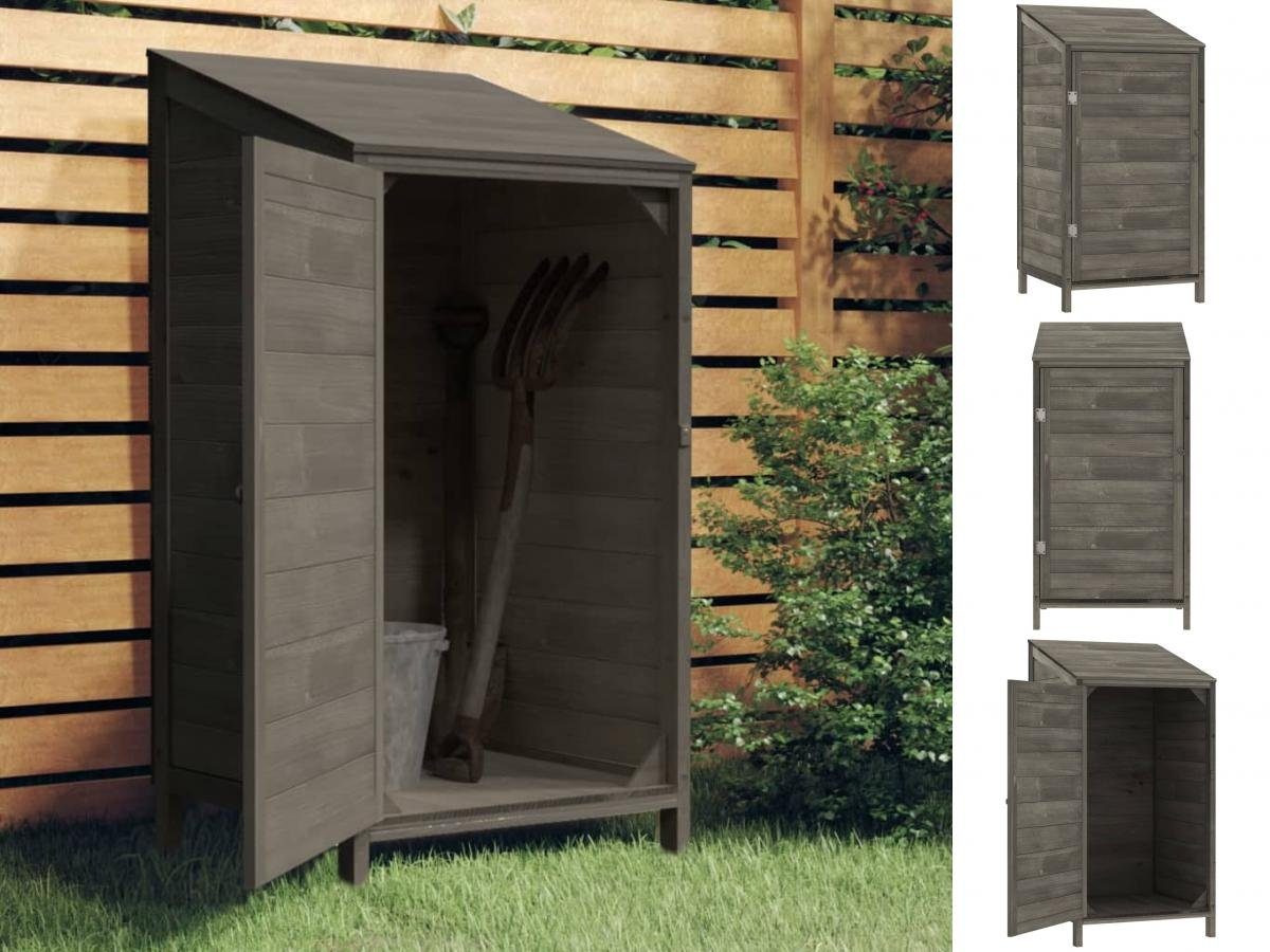 vidaXL GartenGeräteschrank »Geräteschuppen Anthrazit 55x52x112 cm
