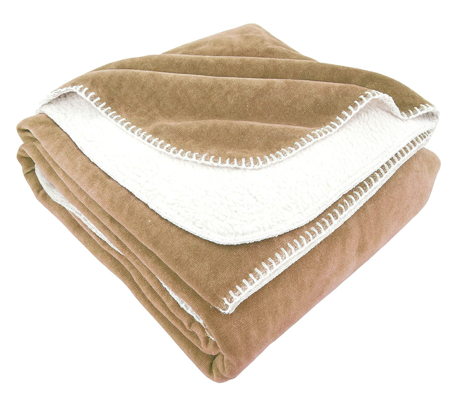 Wohndecke Kuscheldecke Chenille Sherpa Fellimitat Sofadecke, heimtexland, 150x200 I extra dick I warm I kuschelig weich I atmungsaktiv