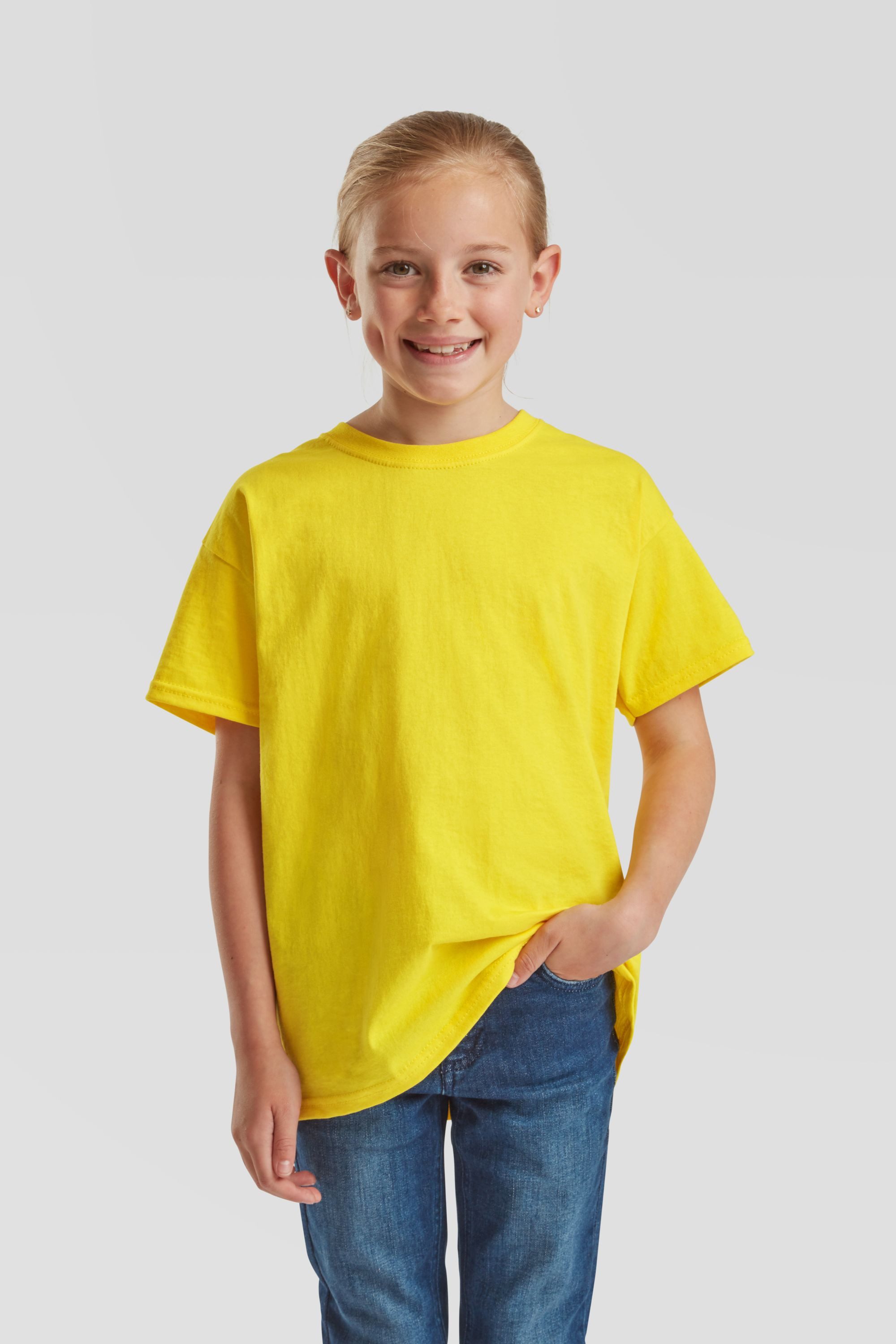 Fruit of the Loom Rundhalsshirt Fruit of the Loom Valueweight T Kids