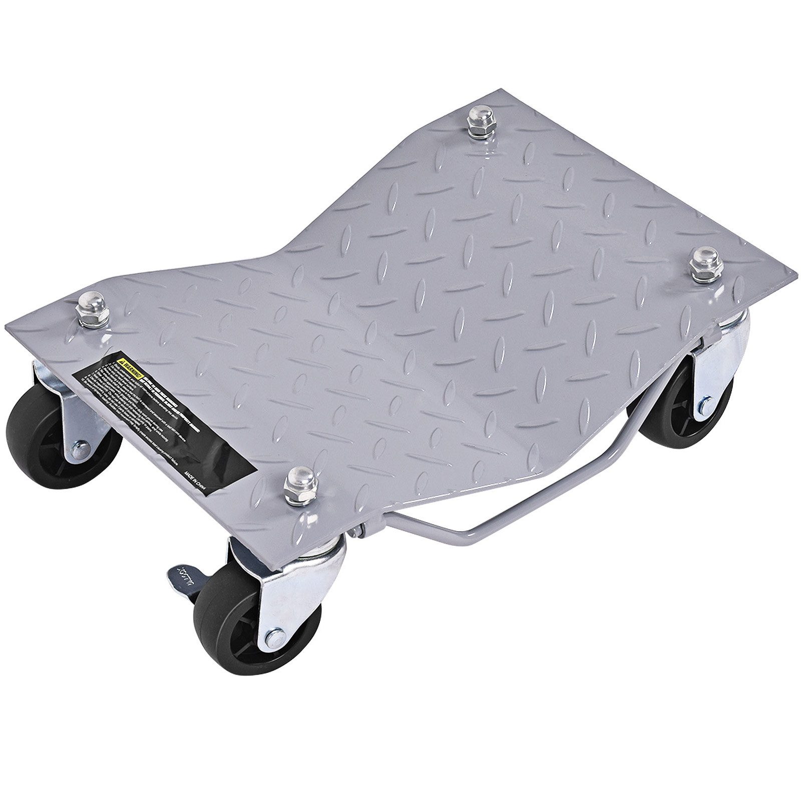 COSTWAY Transportroller, 4er, 680 kg/Plattform, max. Reifenbreite 30cm