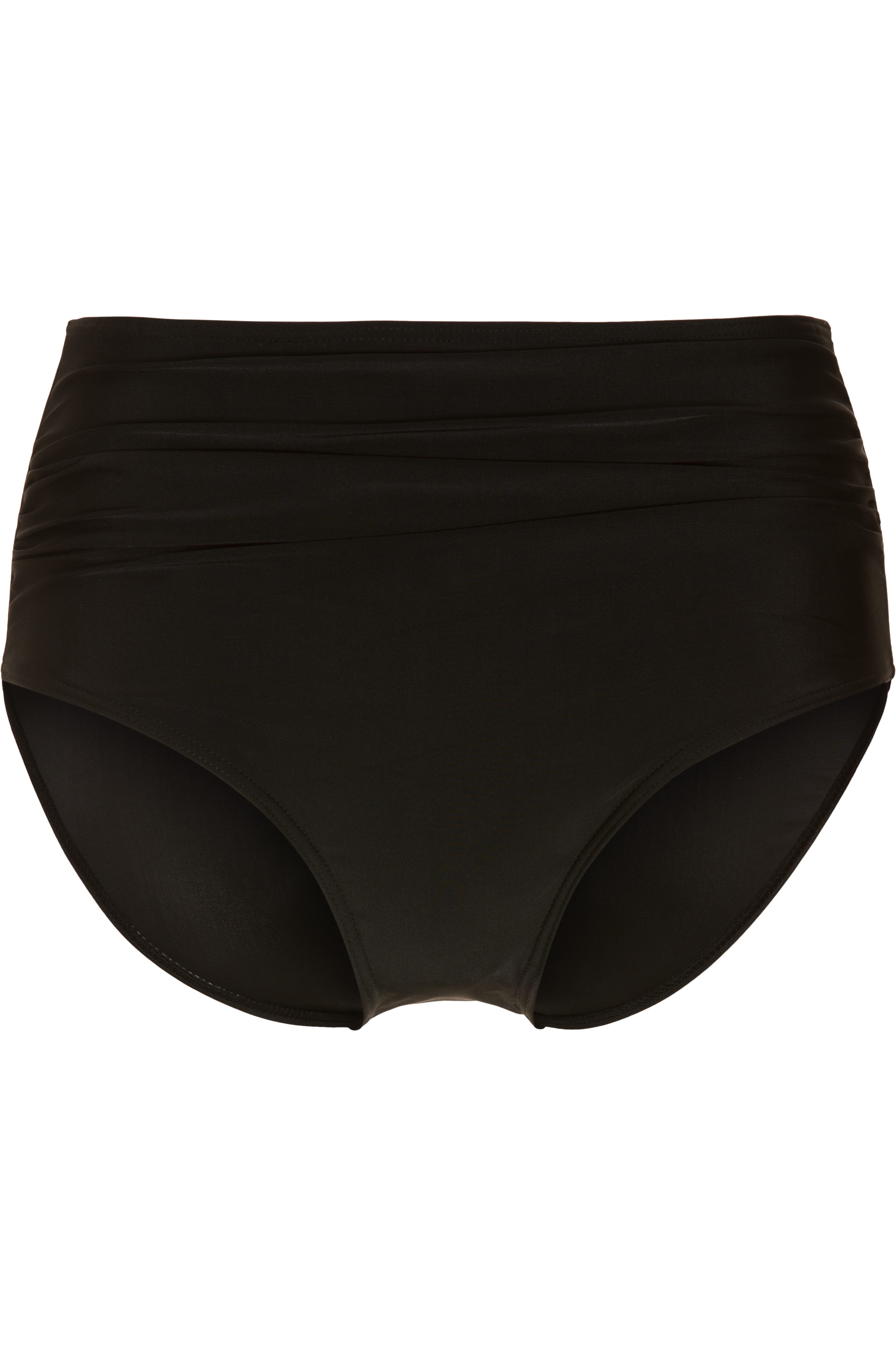 Badekönig Badeslip (1 St. High Waist Badehose) Schwarz, Raffung im Vorderbe günstig online kaufen