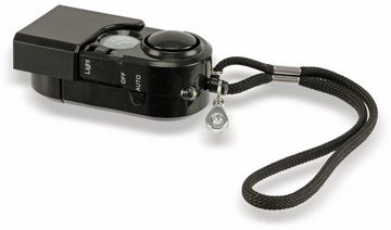 LogiLink LOGILINK Taschenalarm mit PIR Sensor und Licht Rauch- und Hitzewarnmelder