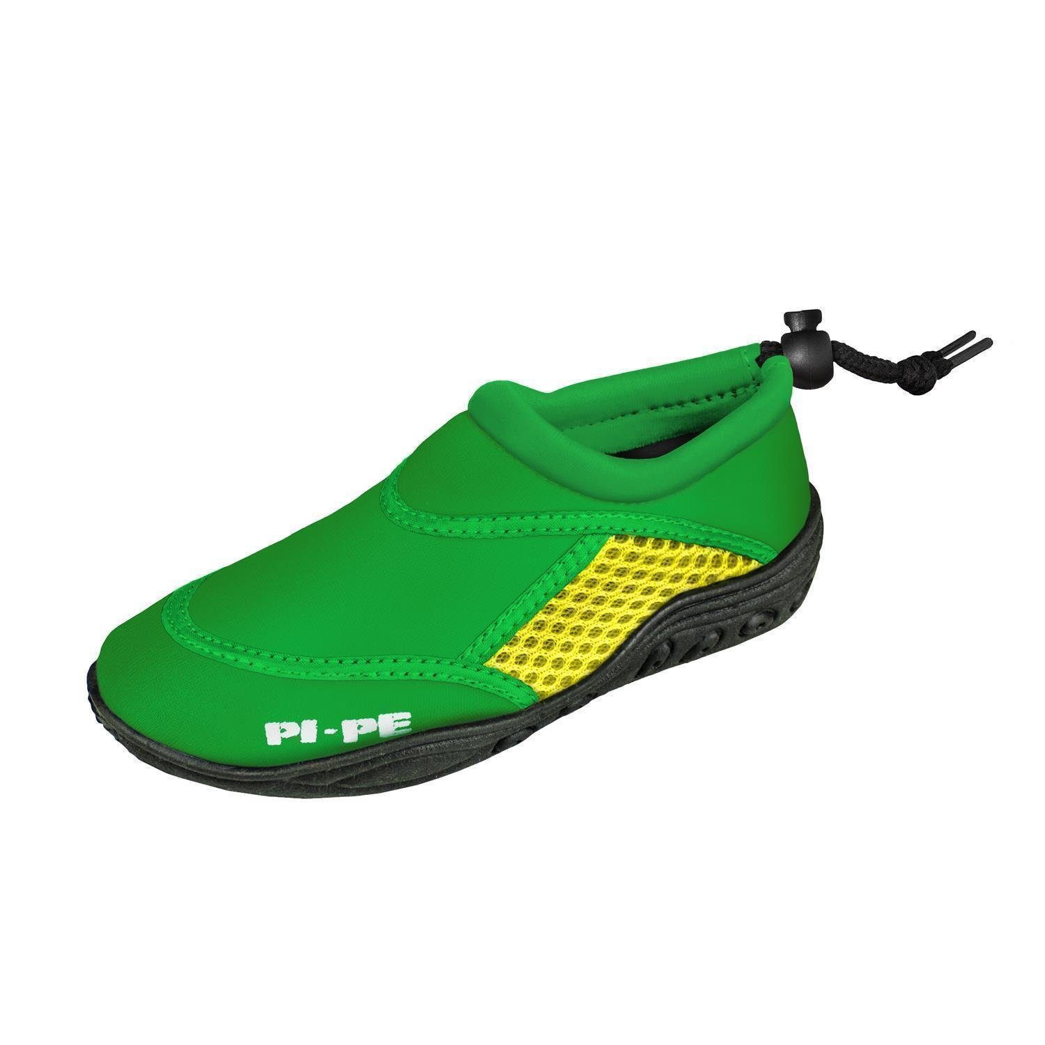 grün/gelb Badeschuh Kinder Badeschuh Junior Active PI-PE PI-PE Shoes Aqua