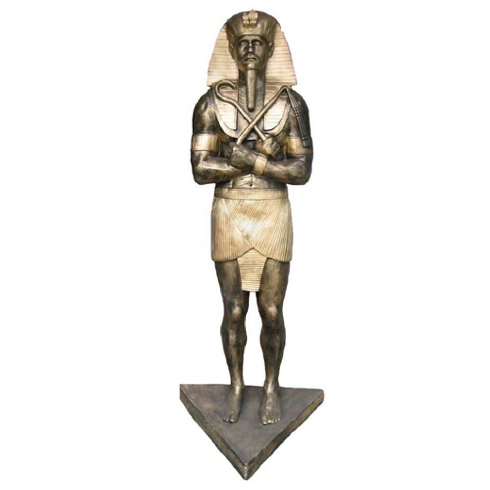 JVmoebel Skulptur Ägypten Skulptur Ramses II Kunststoff Statue Figuren Statuen Antik Stil 190 cm