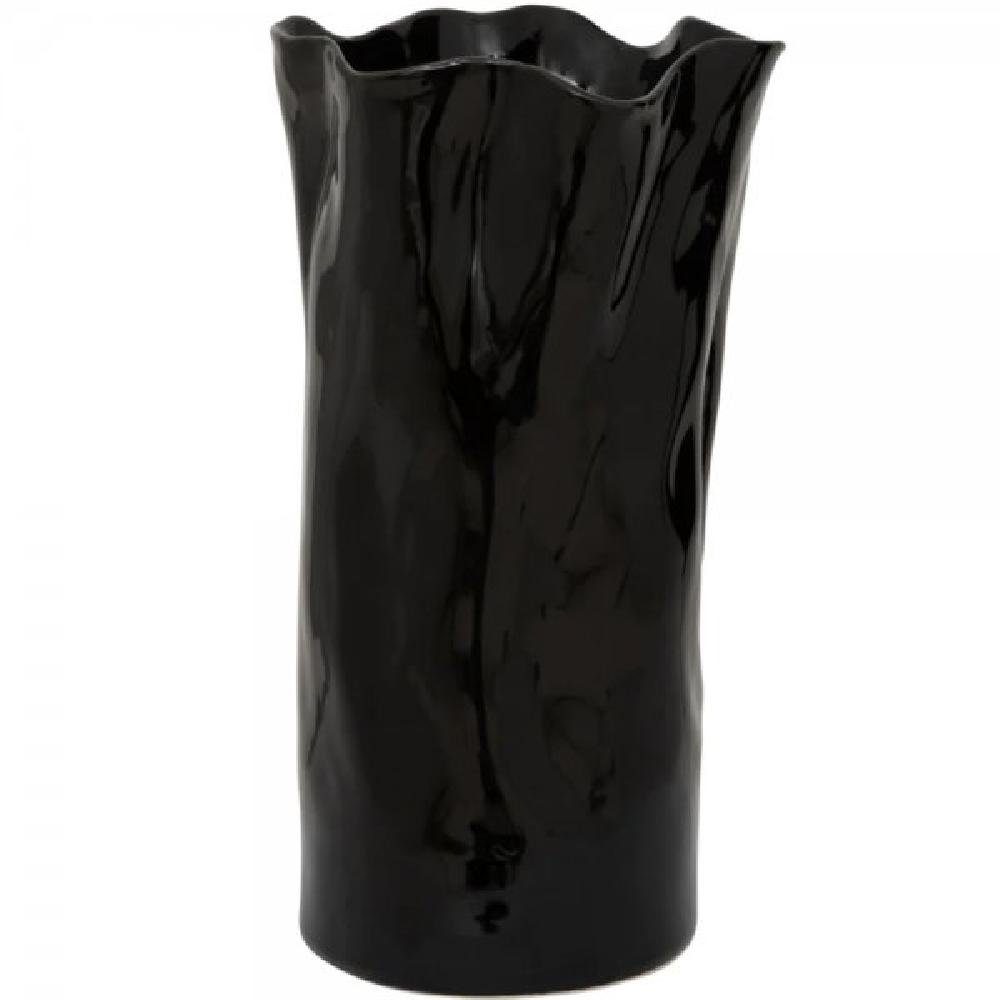 Urban Nature Culture Dekovase Vase Enza Keramik Schwarz (14x25cm)