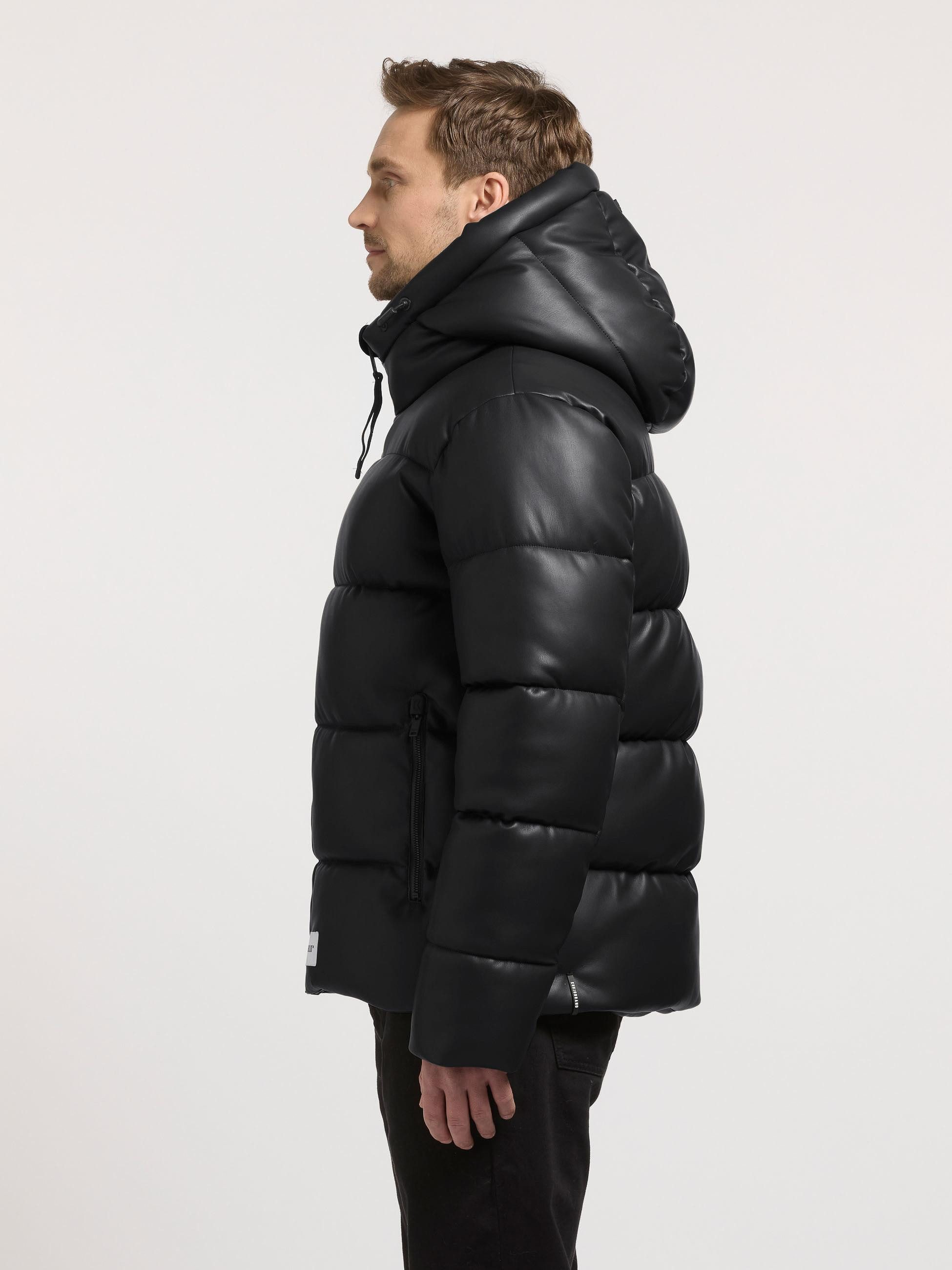 khujo Steppjacke Alst Warme Herren Outdoorjacke mit Rucksackträgern innen