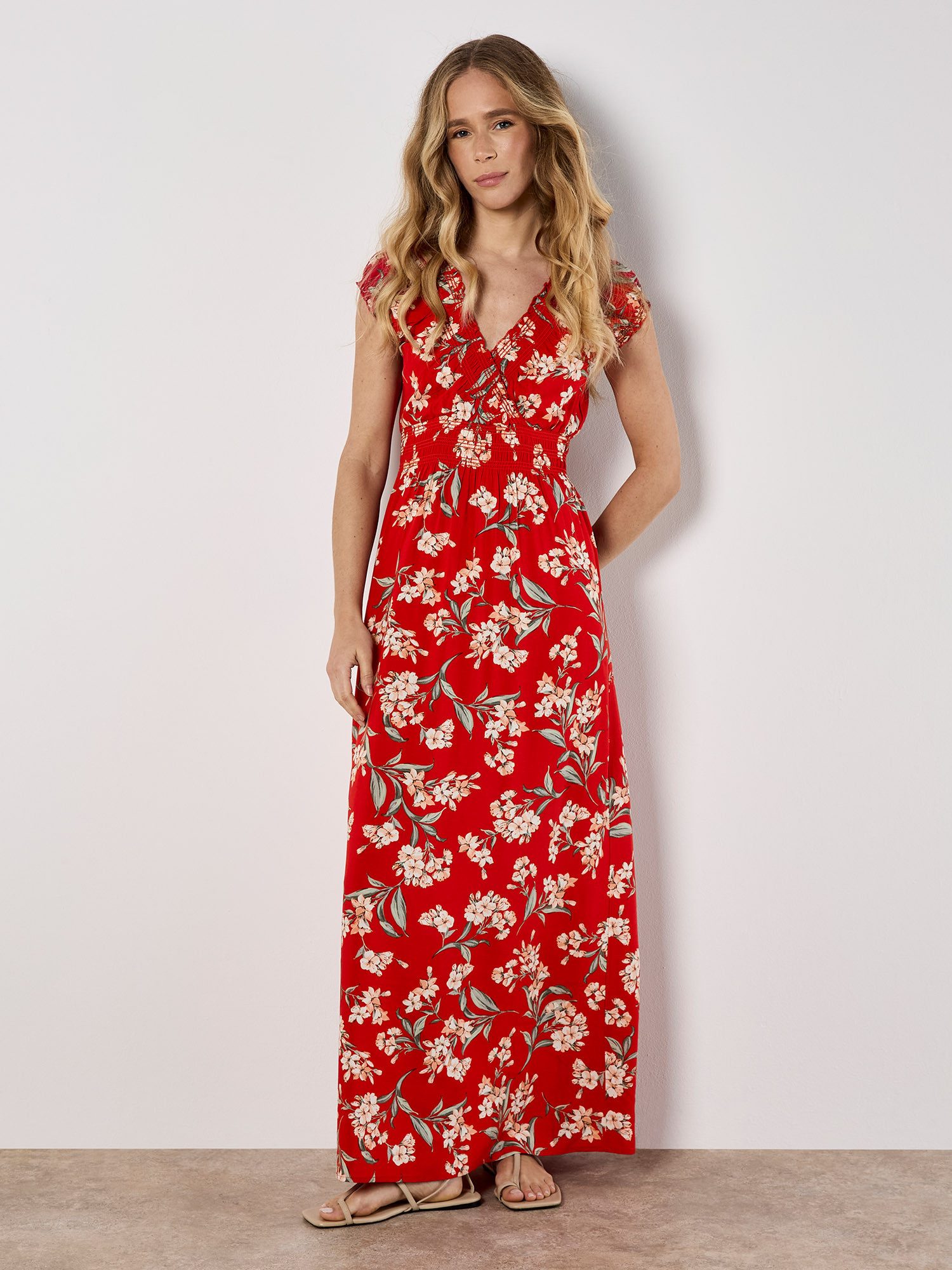 Maxikleid Jasmine Maxikleid in Wickeloptik