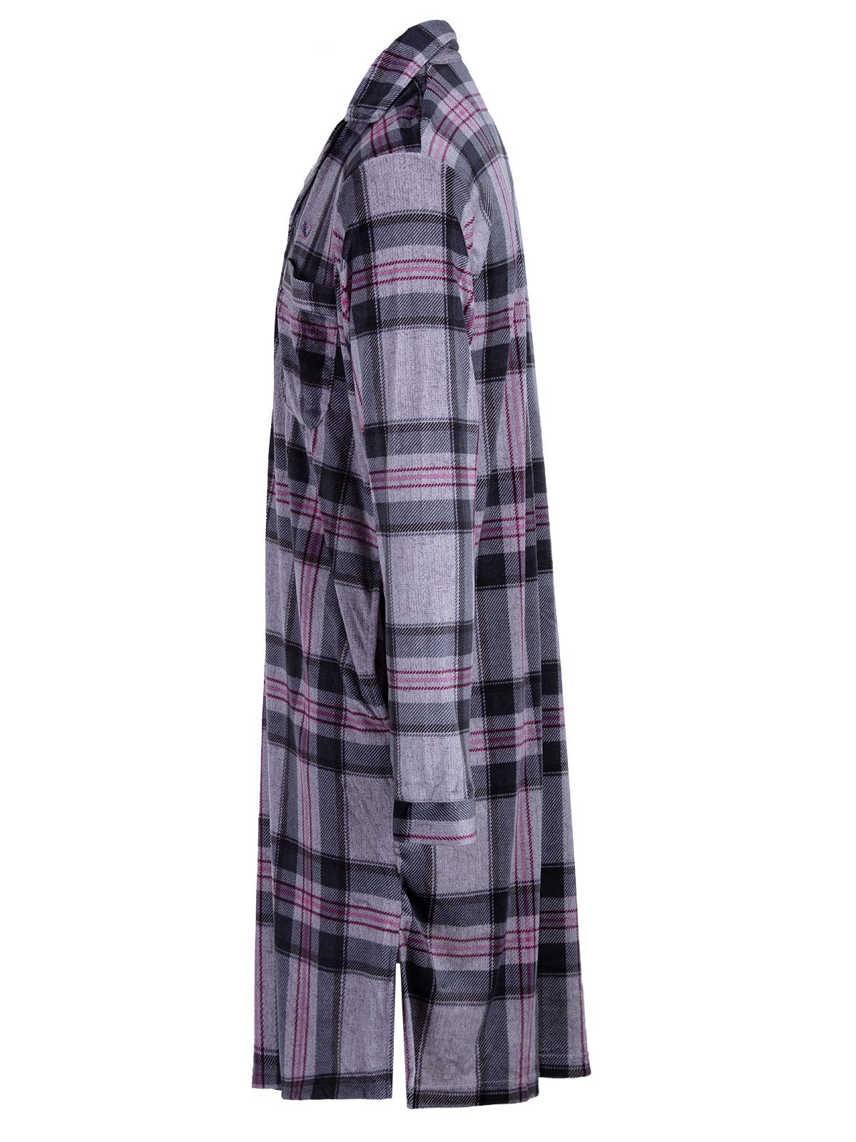 Henry Terre Nachthemd Velour Nachthemd langarm günstig online kaufen