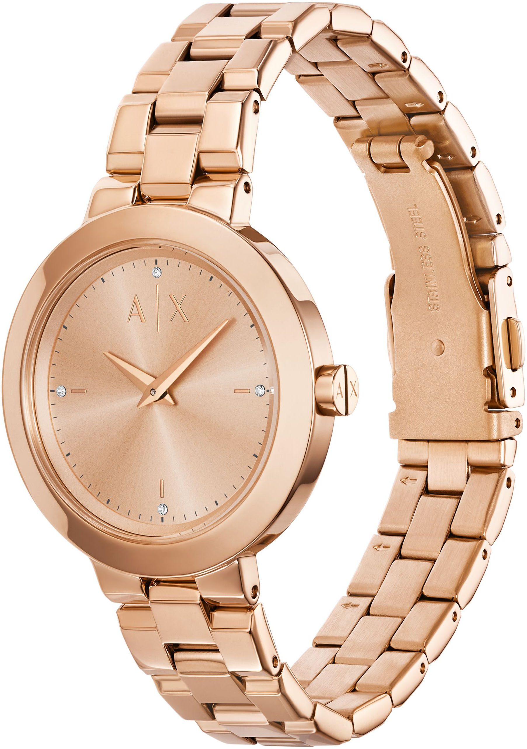 ARMANI EXCHANGE Quarzuhr AX5177, Armbanduhr, Damenuhr, günstig online kaufen
