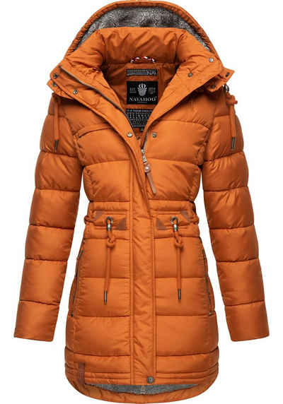 Navahoo Steppmantel Daliee Stylischer Winterparka mit abnehmbarer Kapuze