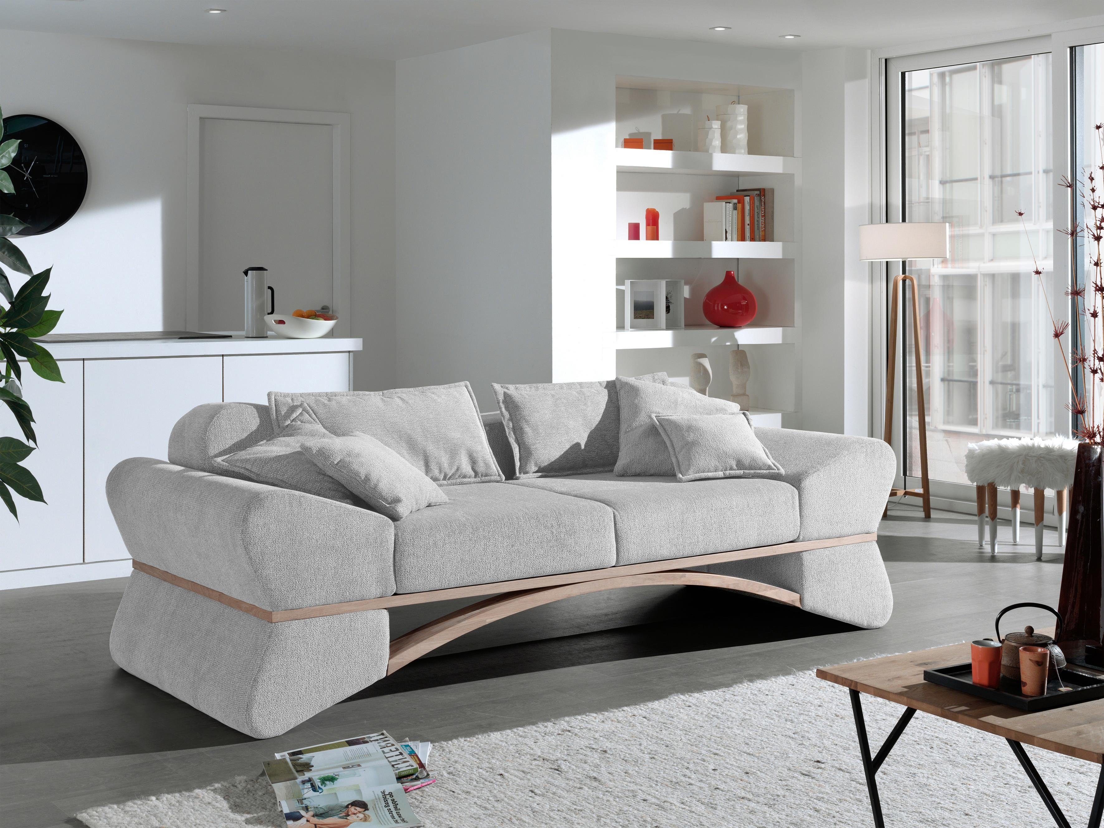 INOSIGN BigSofa »Libra«, in ungewöhnlichem Design mit geschwungenem