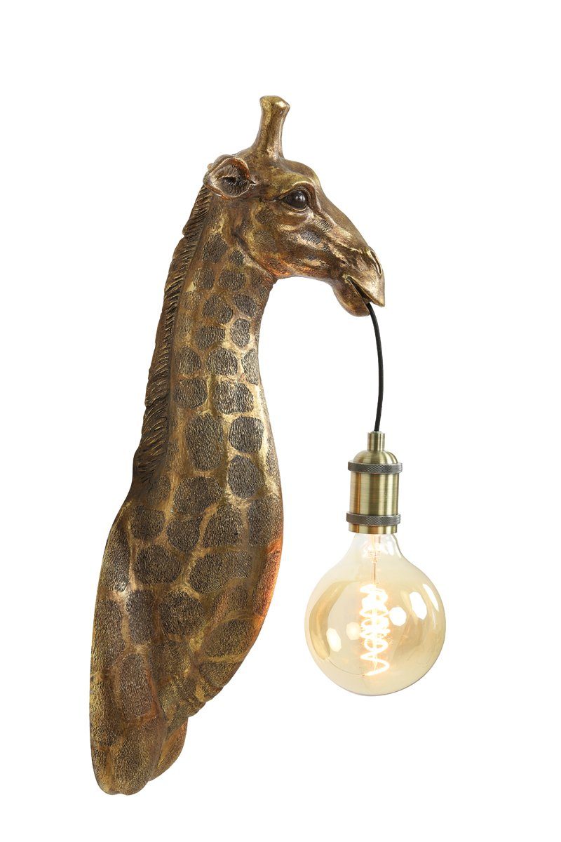 Light & Living Wandleuchte Wandlampe Giraffe Tier Lampe 61 cm, ohne  Leuchtmittel, Wandleuchte