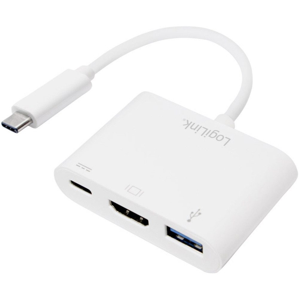 LogiLink UA0258 USB / HDMI Adapter [1x USB-C® Stecker - 1x USB-C® Buch TV-Adapter